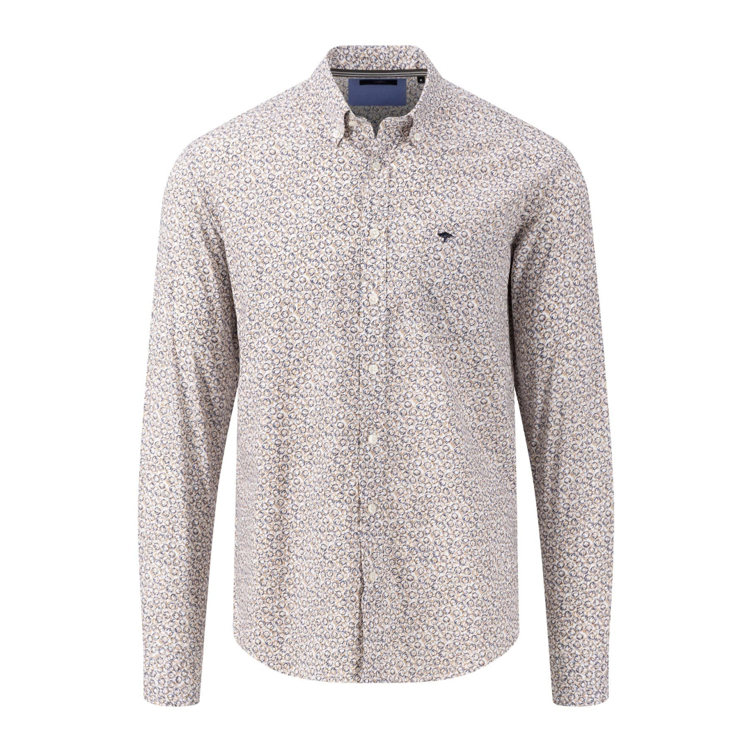 Fynch-Hatton Print Shirt - Beige