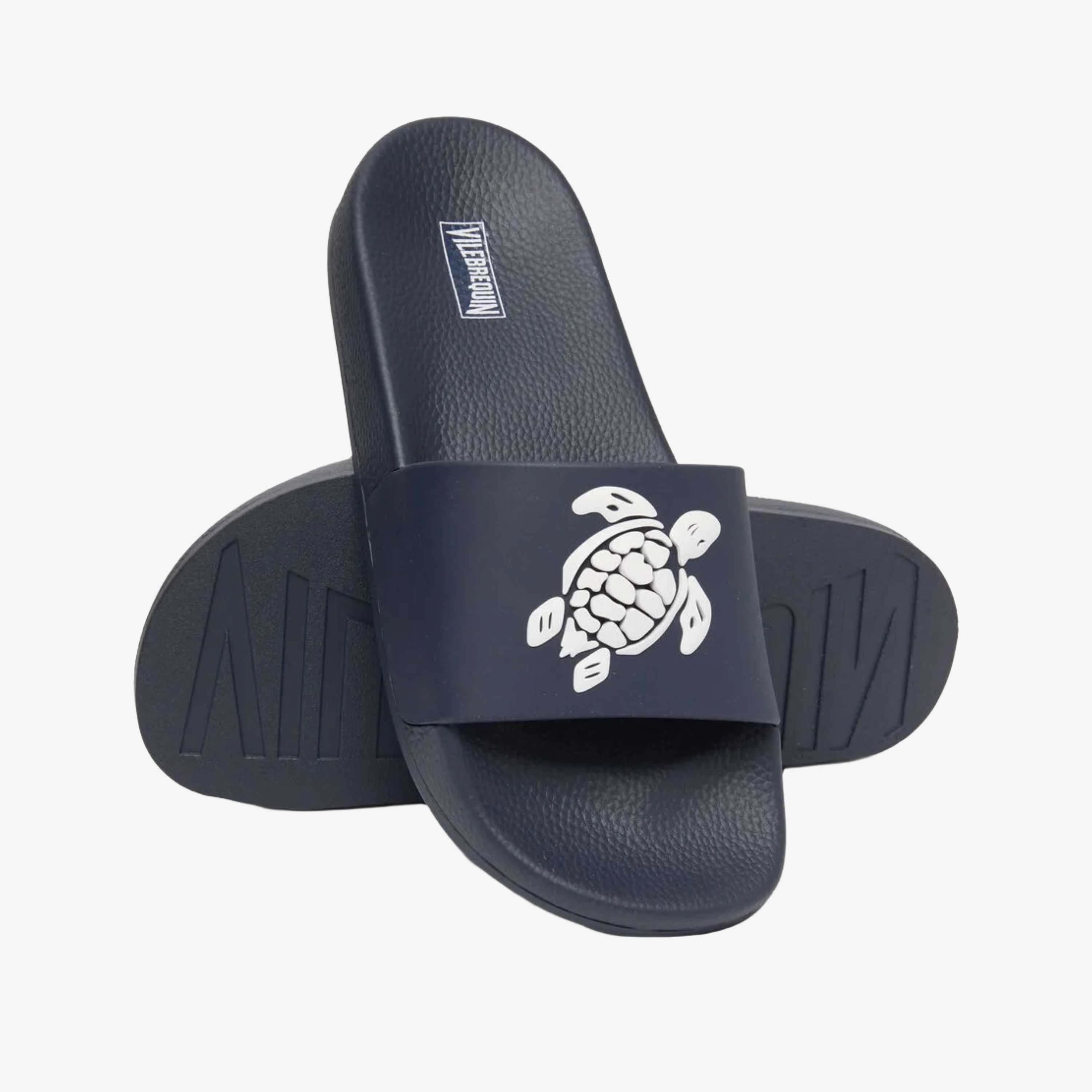 Vilebrequin Turtle Sliders - Navy