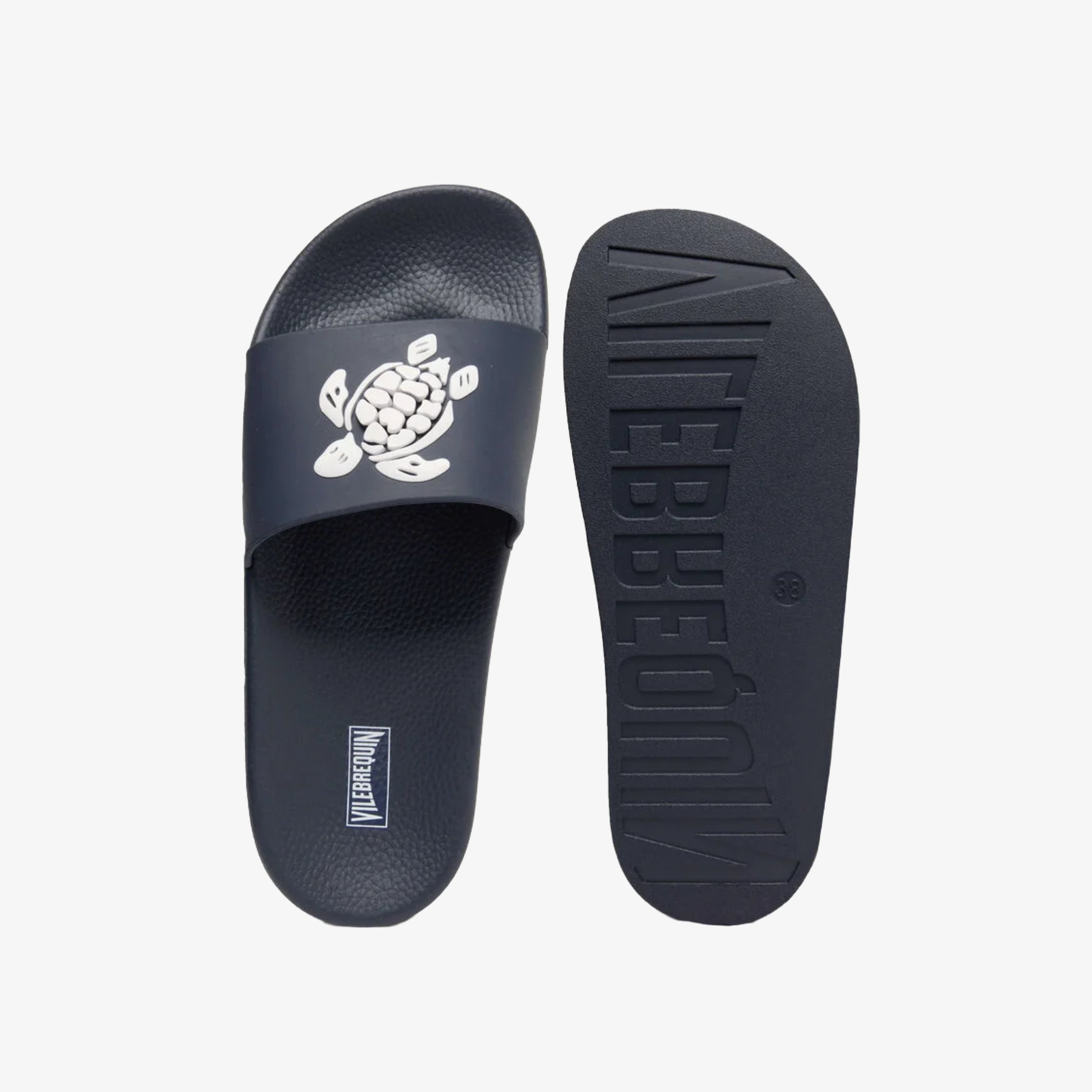 Vilebrequin Turtle Sliders - Navy
