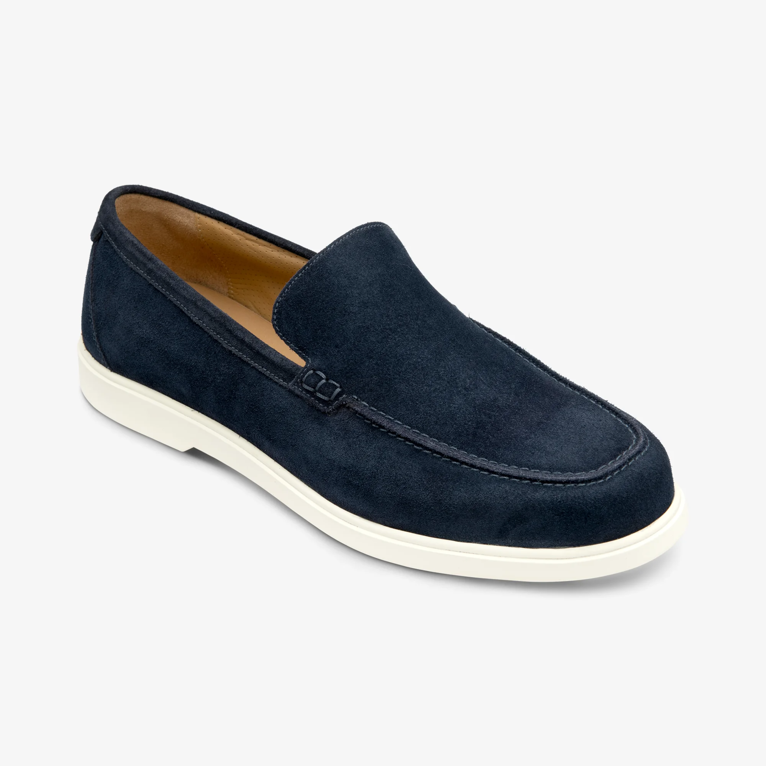 Loake Tuscany Suede Loafer - Navy