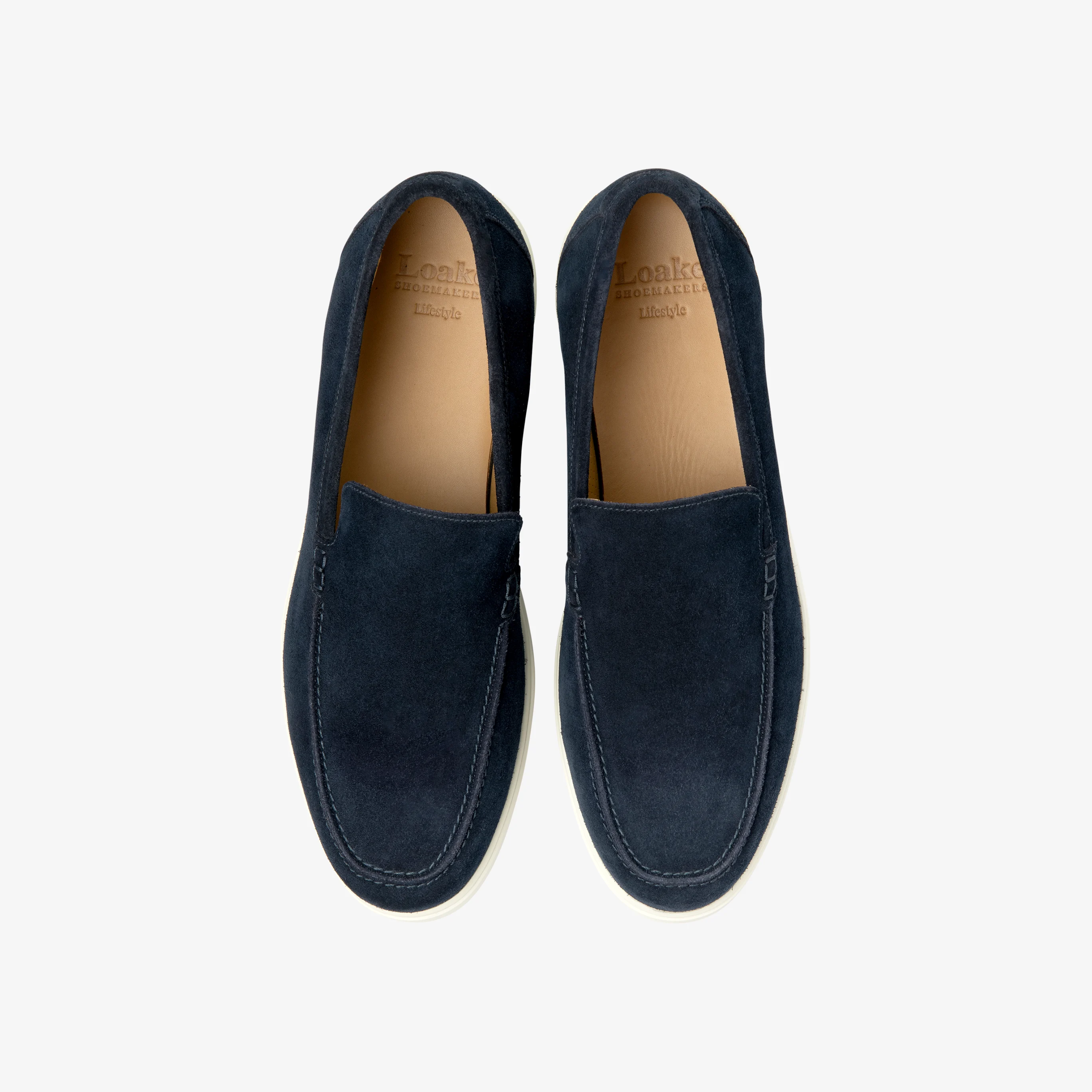 Loake Tuscany Suede Loafer - Navy