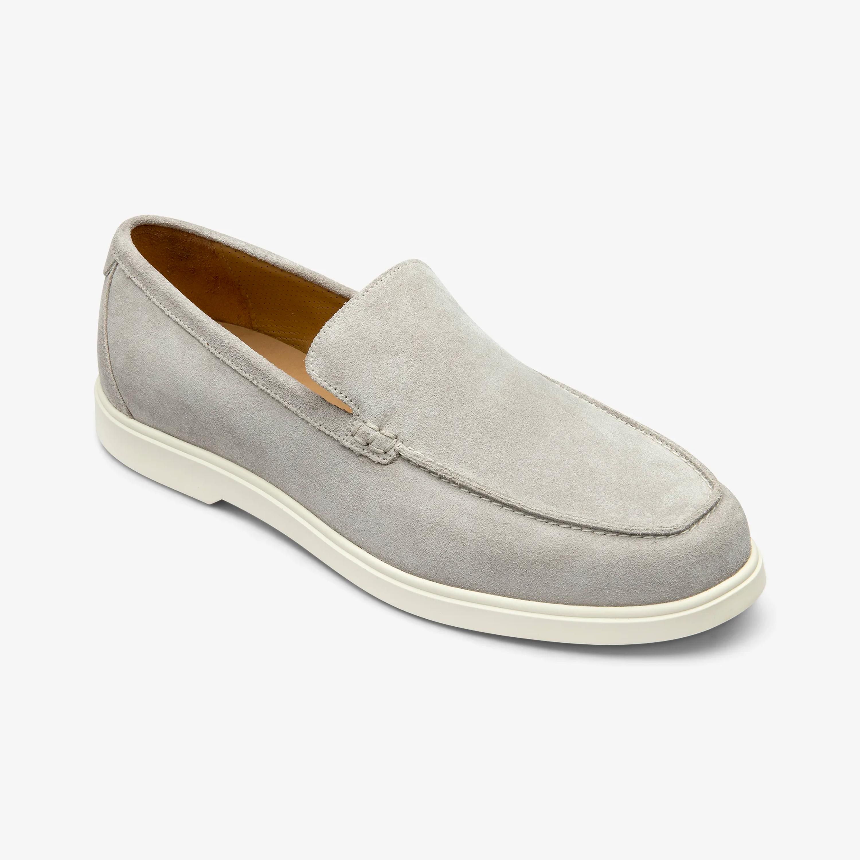 Loake Tuscany Suede Loafer - Stone