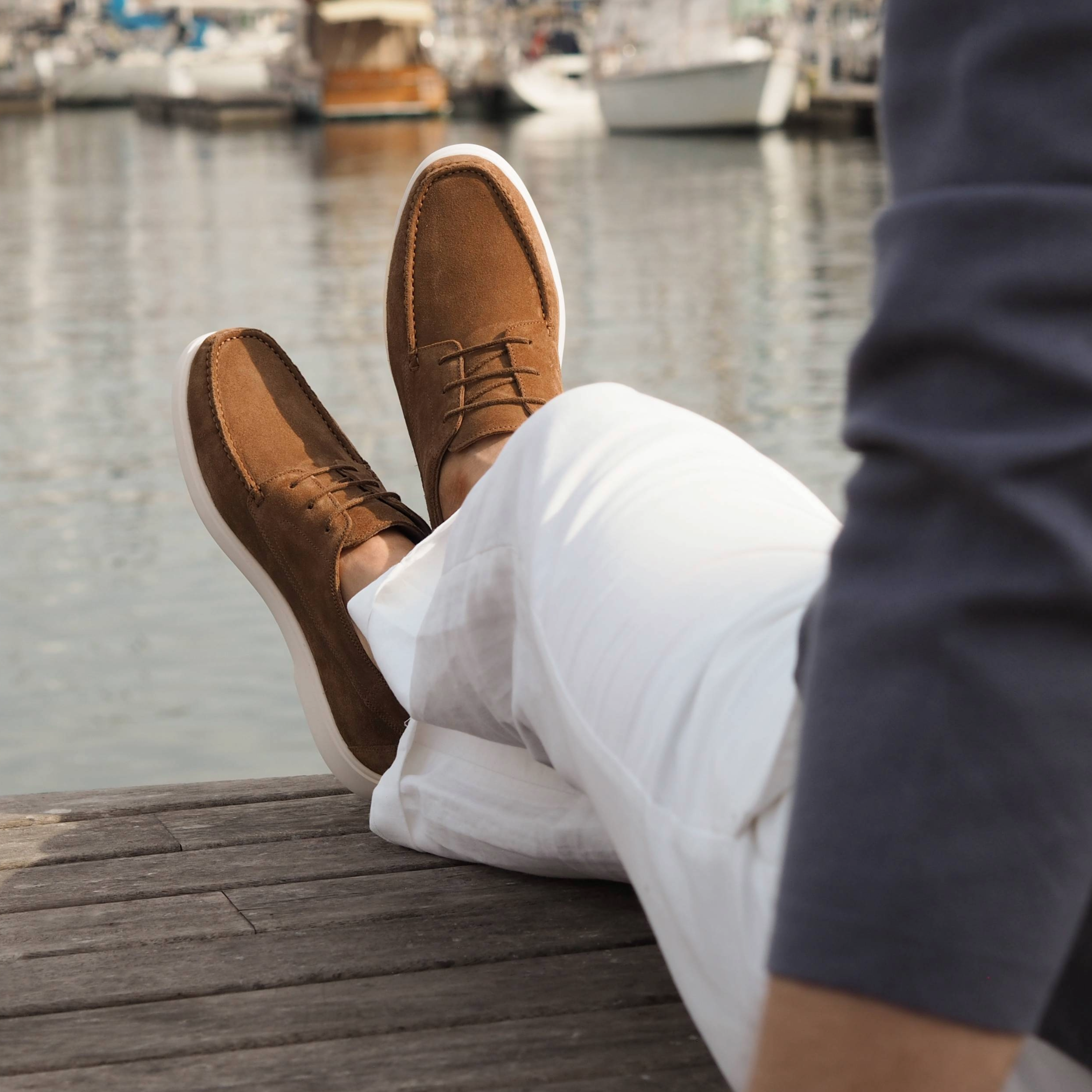 Loake Sardinia Boat Shoes - Chestnut