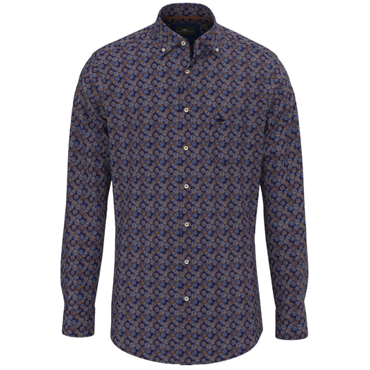 Fynch-Hatton Fancy Print Shirt - Hazel