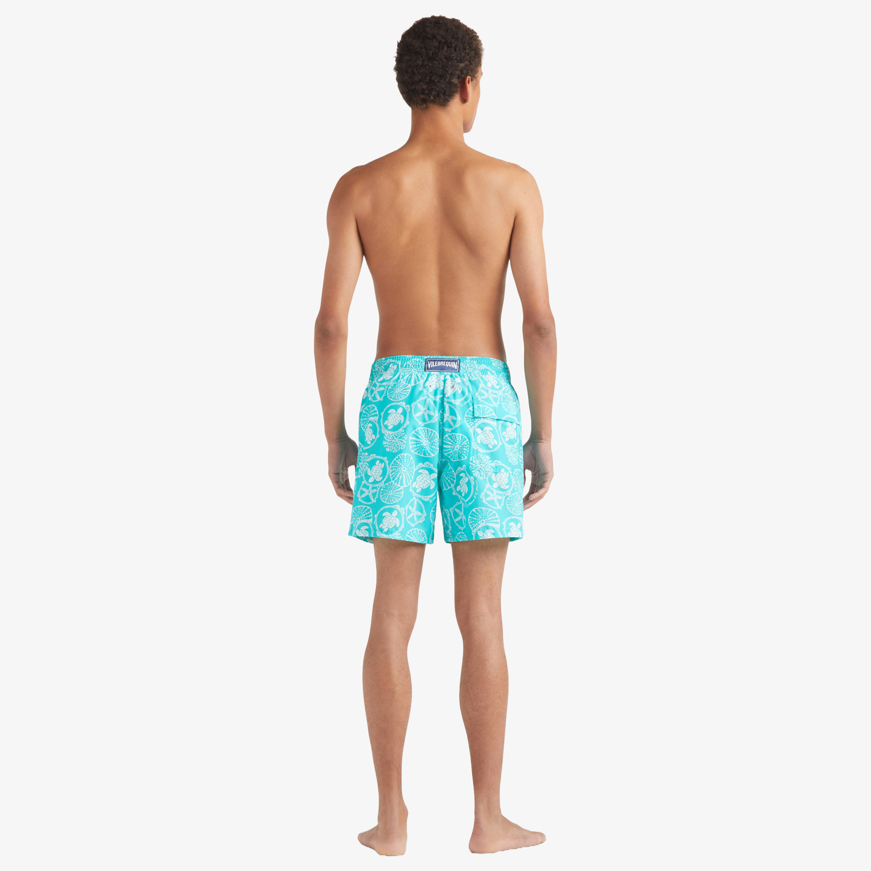 Vilebrequin Oursins Bicolores Swim Shorts - Disco Green