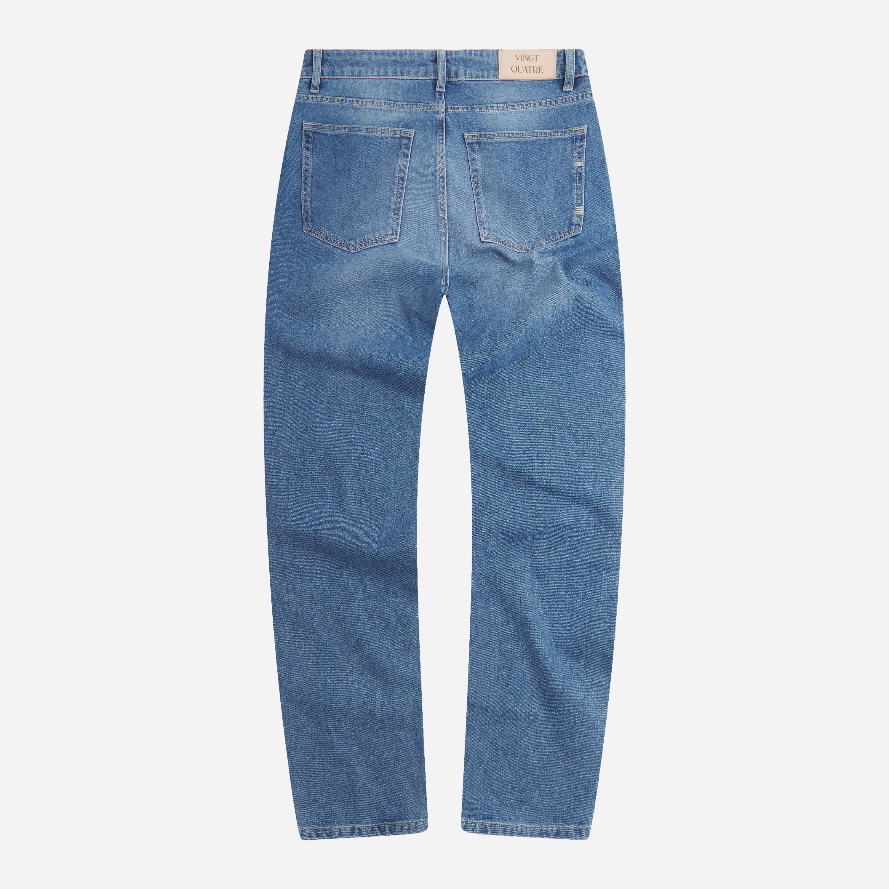 Vingt Quatre Craig Taper Fit Jeans - Light Blue