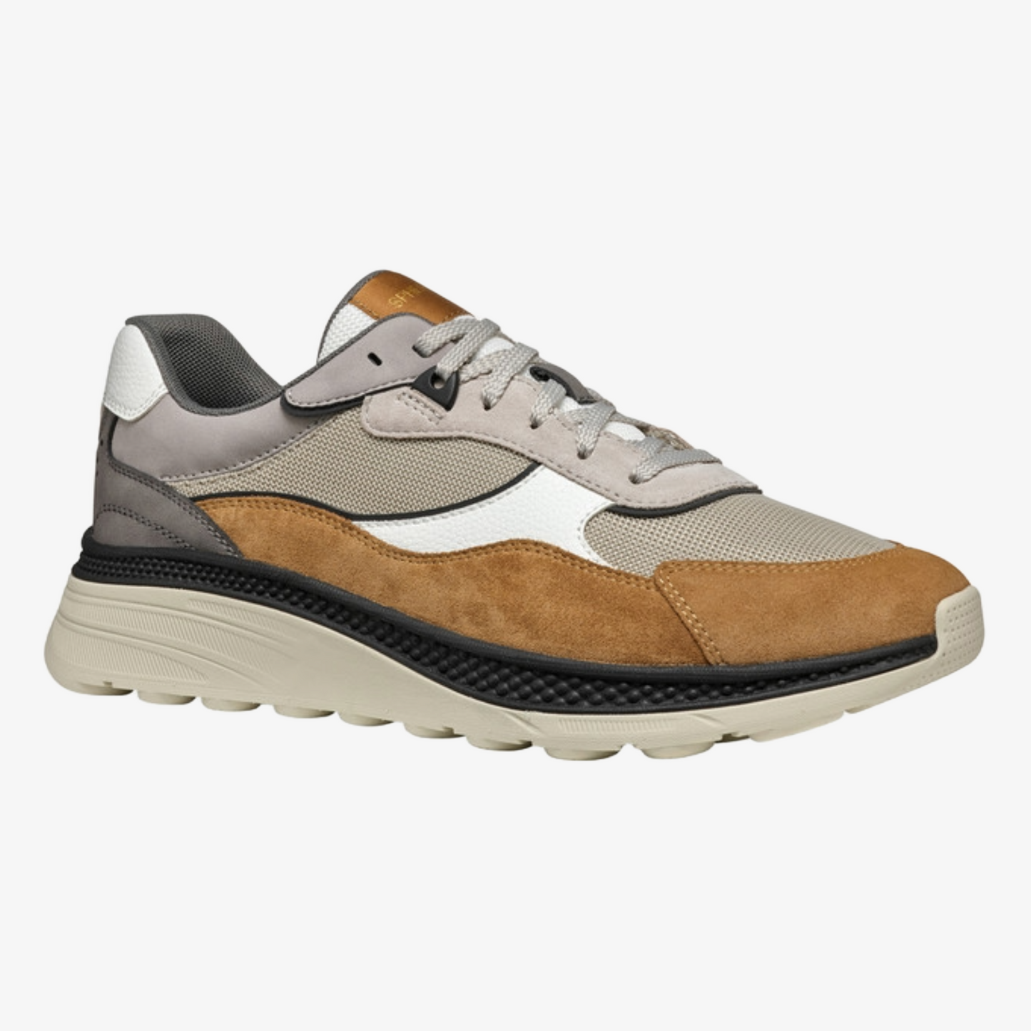 Geox Spherica Actif Trainers - Sand-Toffee