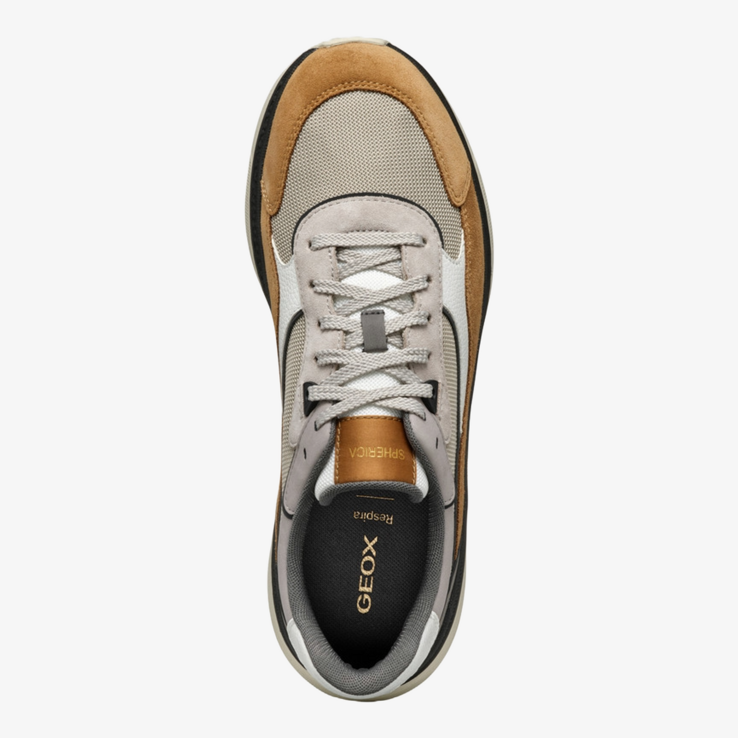 Geox Spherica Actif Trainers - Sand-Toffee