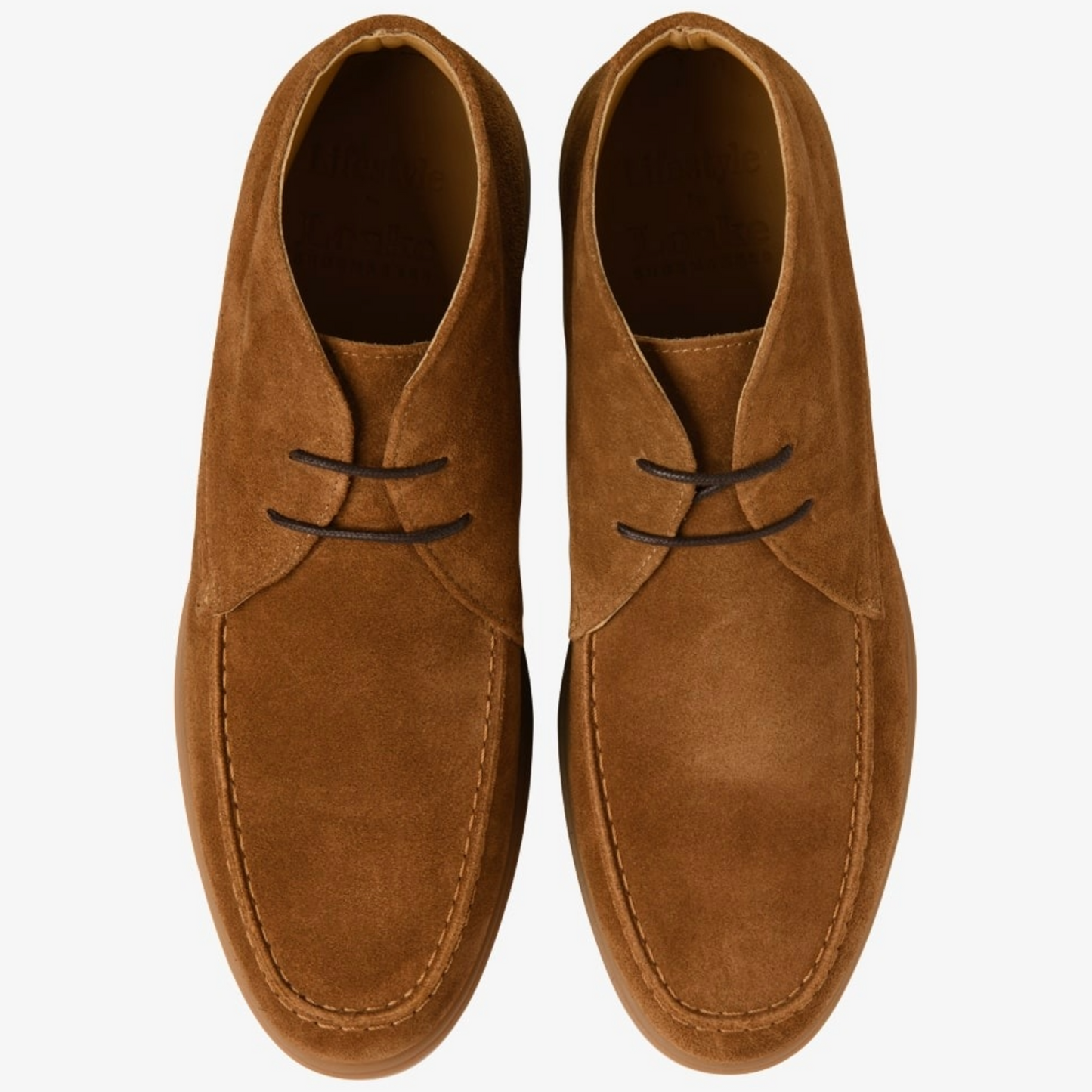 Loake Amalfi Chukka Suede Boots - Chestnut