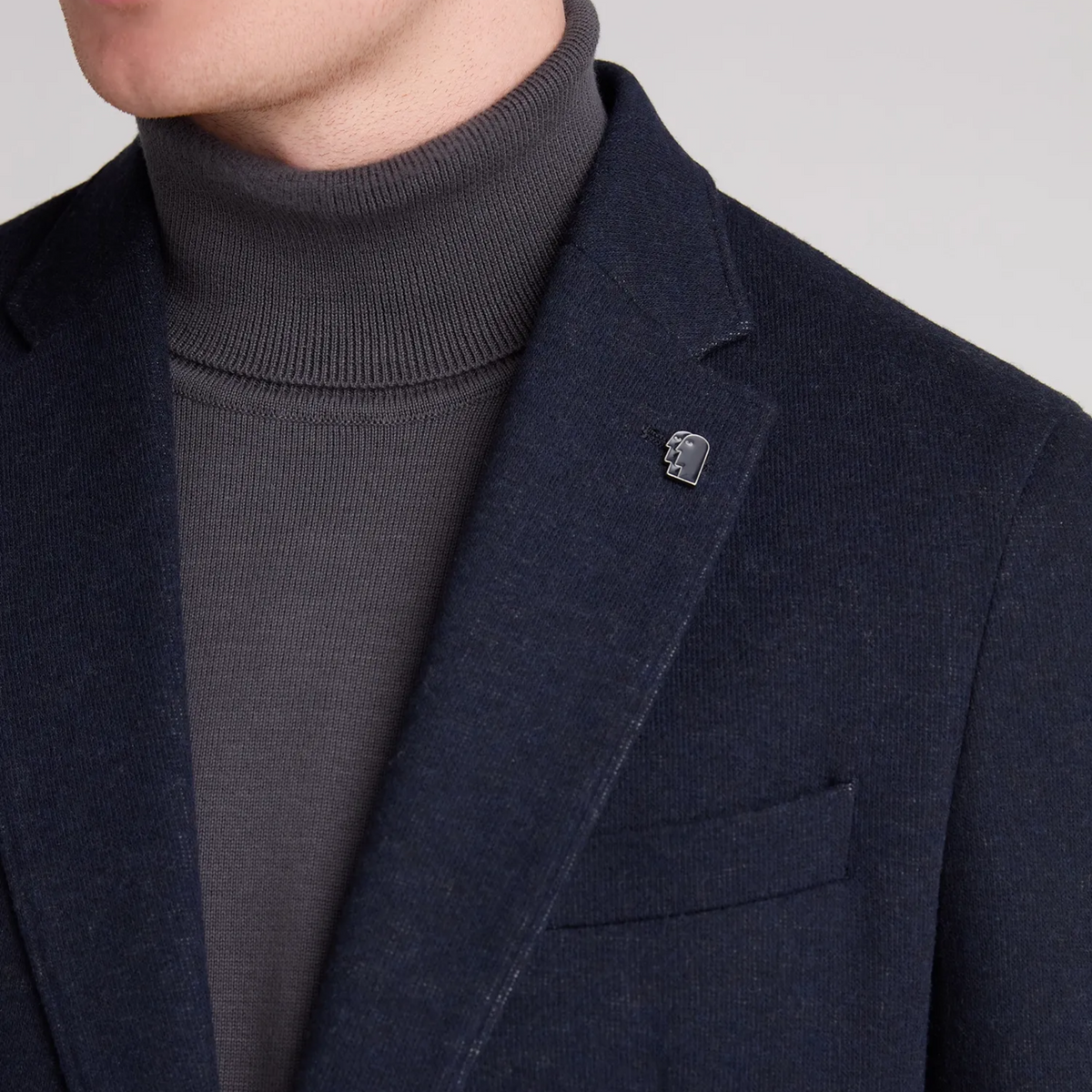 Remus Antoni Wool Blend Jacket - Navy
