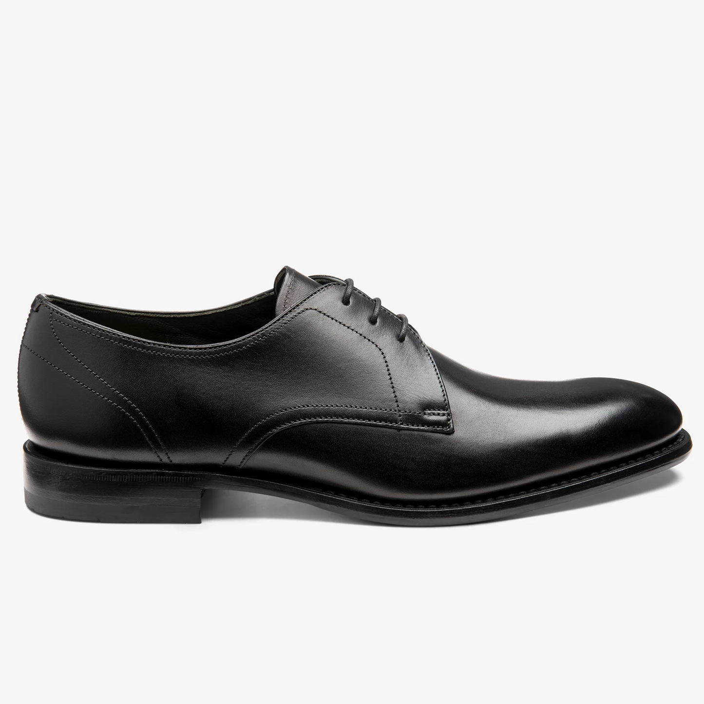 Loake Atherton Shoes - Black Calf