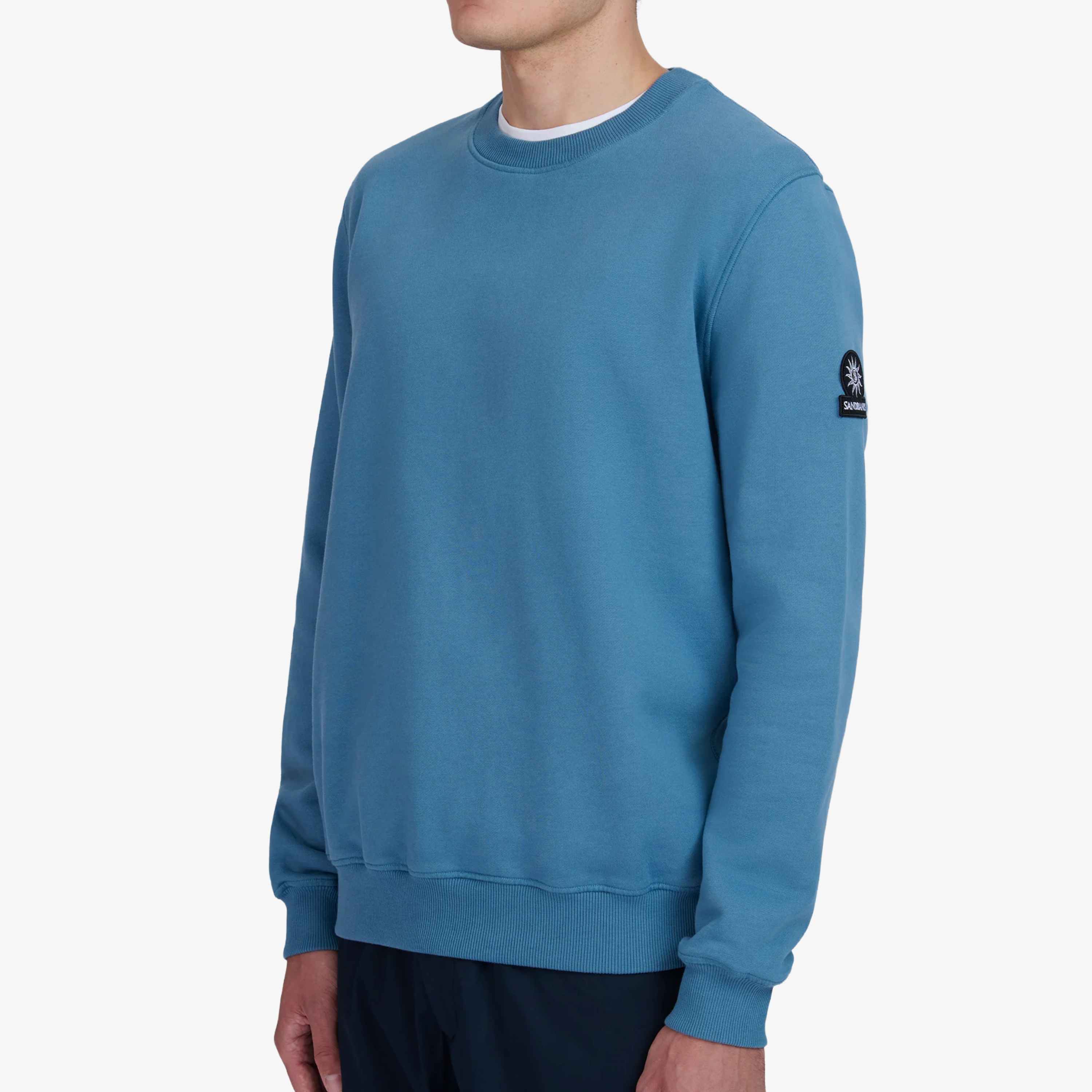 Sandbanks Badge Logo Sweatshirt - Teal