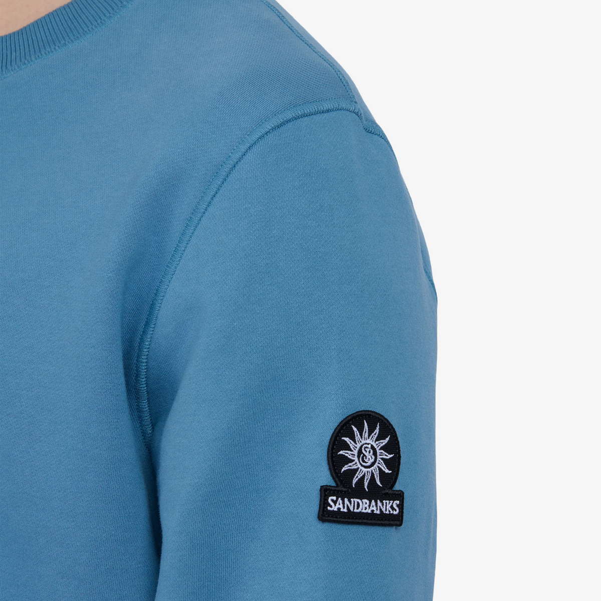 Sandbanks Badge Logo Sweatshirt - Teal