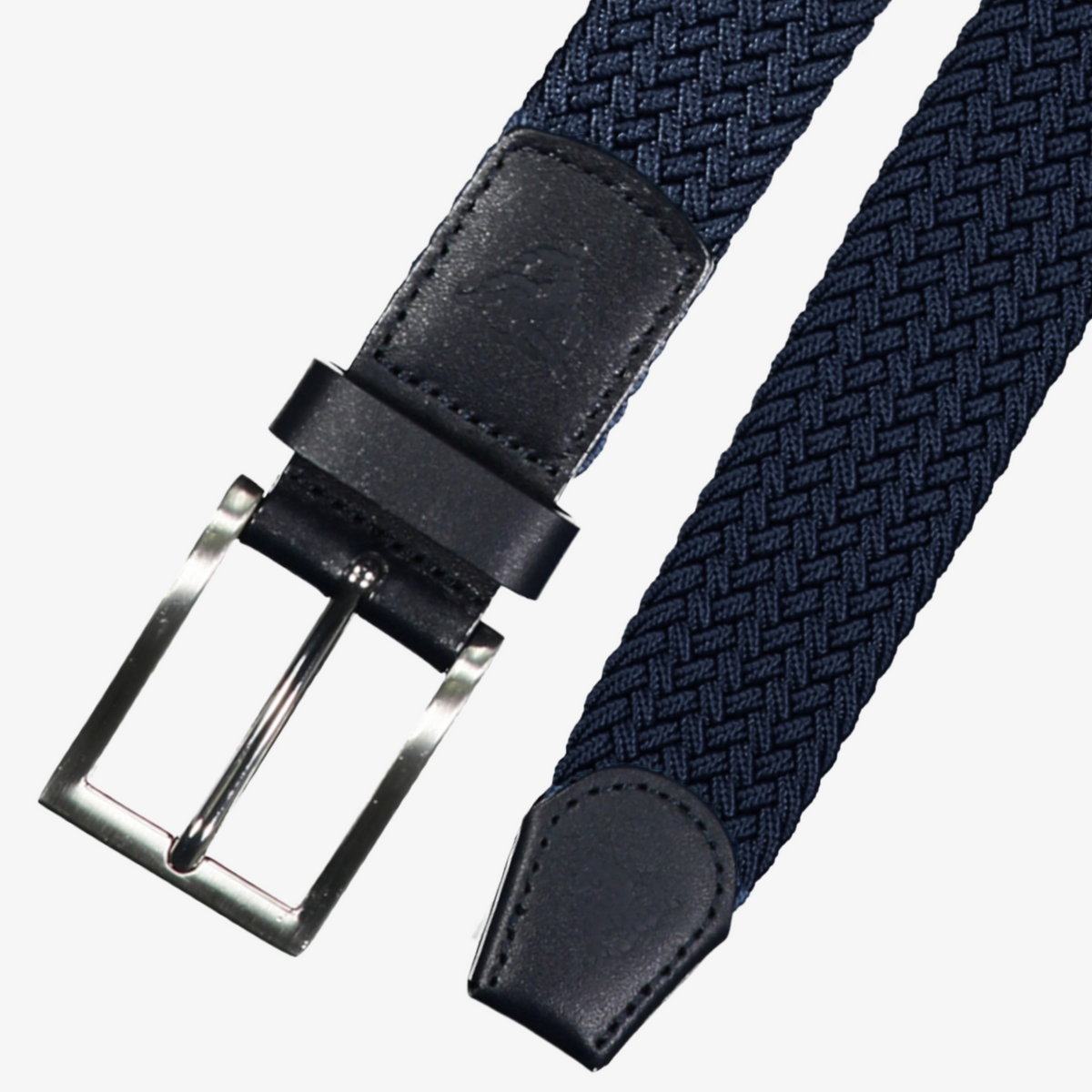 Roy Robson Braided Belt - Dark Blue