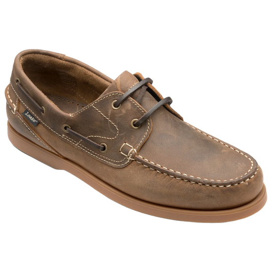 Loake Lymington Oiled Nubuck Boat Shoes - Brown