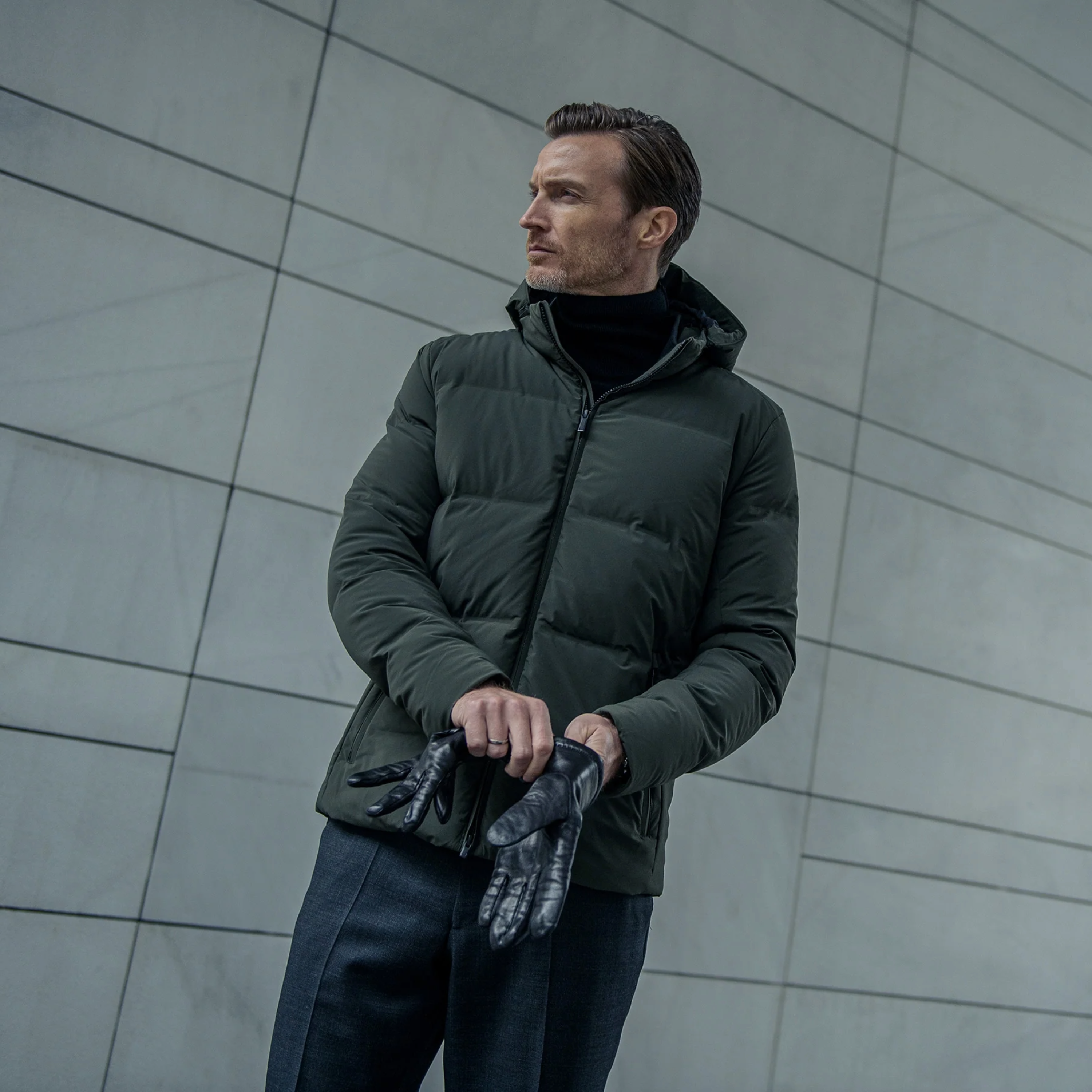UBR Bolt Padded Waterproof Jacket - Olive