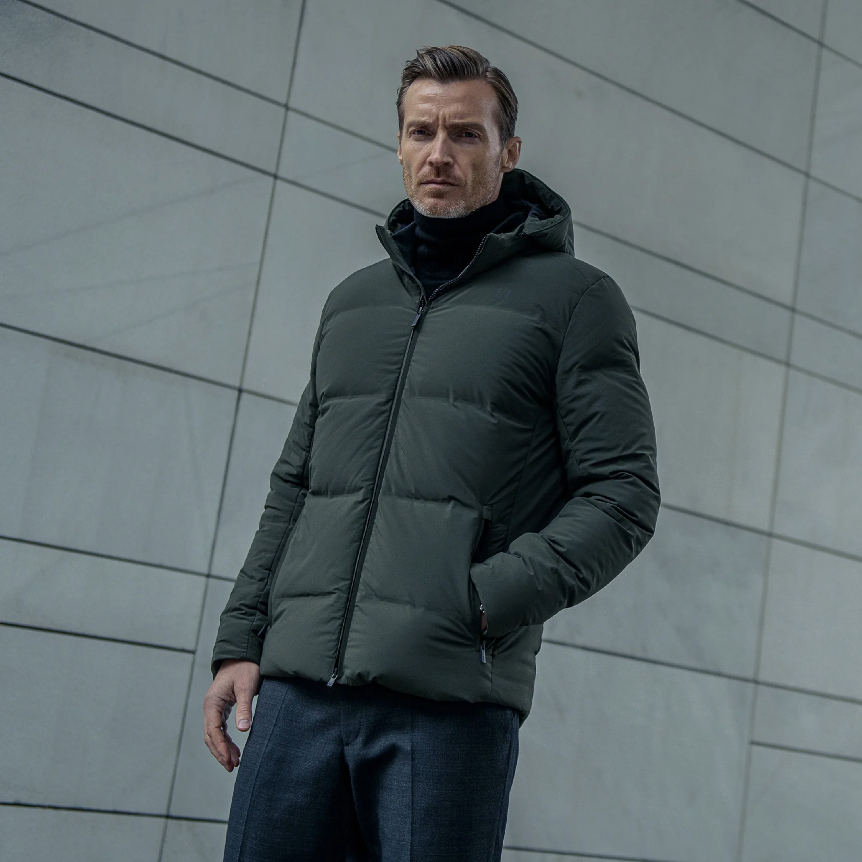UBR Bolt Padded Waterproof Jacket - Olive