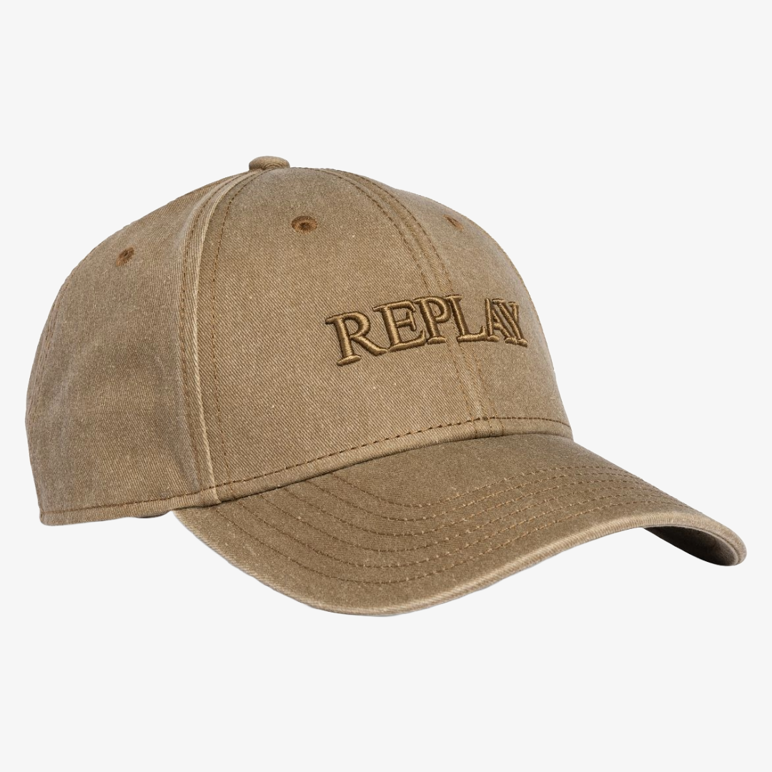 Replay Cap With Tonal Logo - Nut
