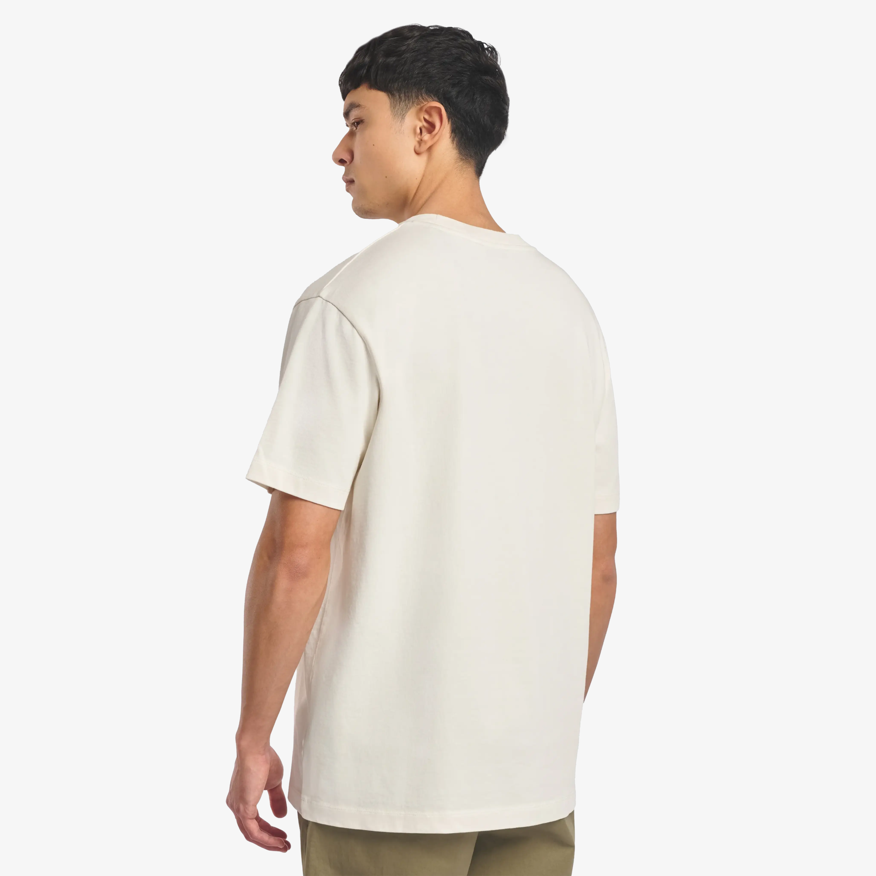 Sandbanks Logo Print Double Jersey T Shirt - Natural