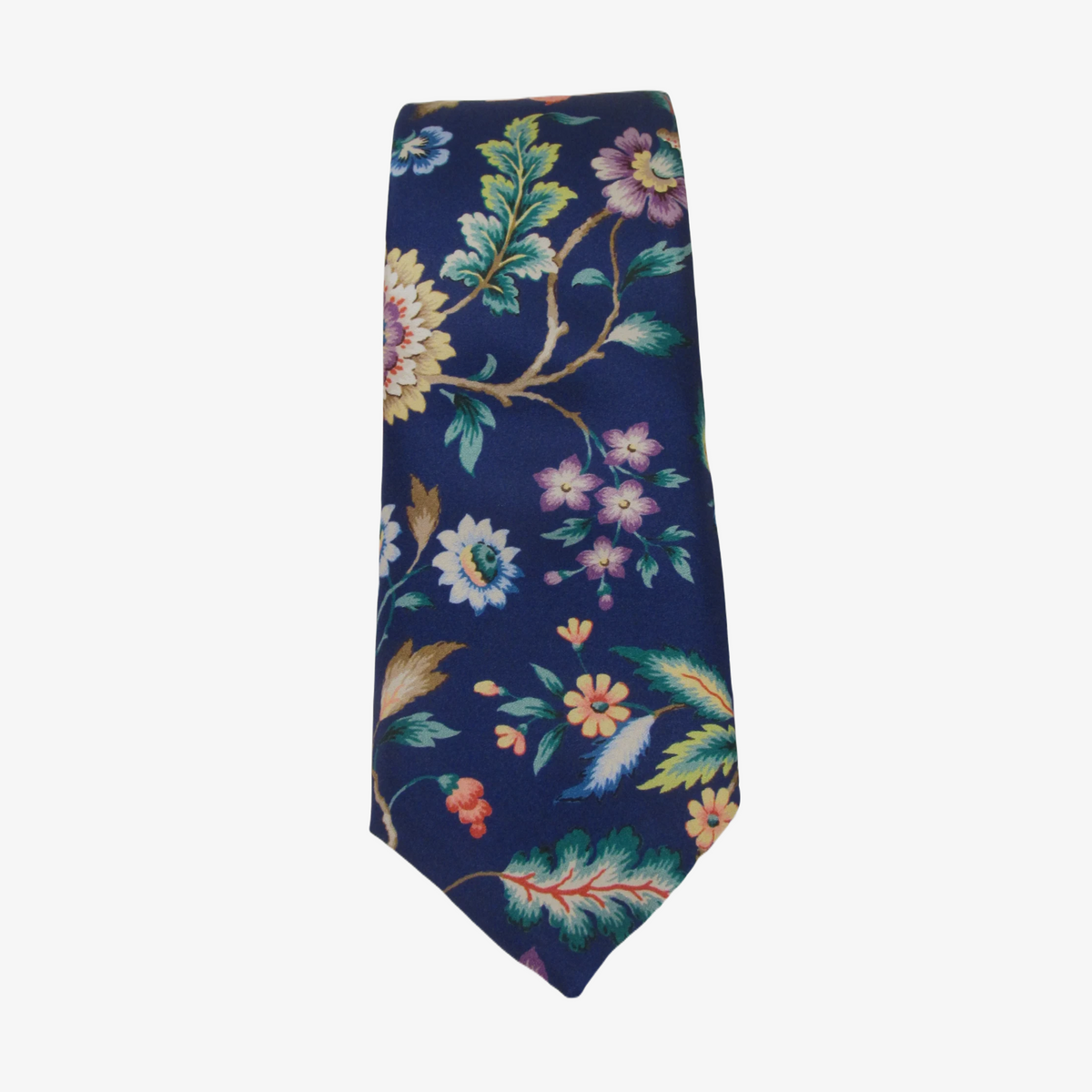 Van Buck Liberty Eva Belle Silk Tie - Navy