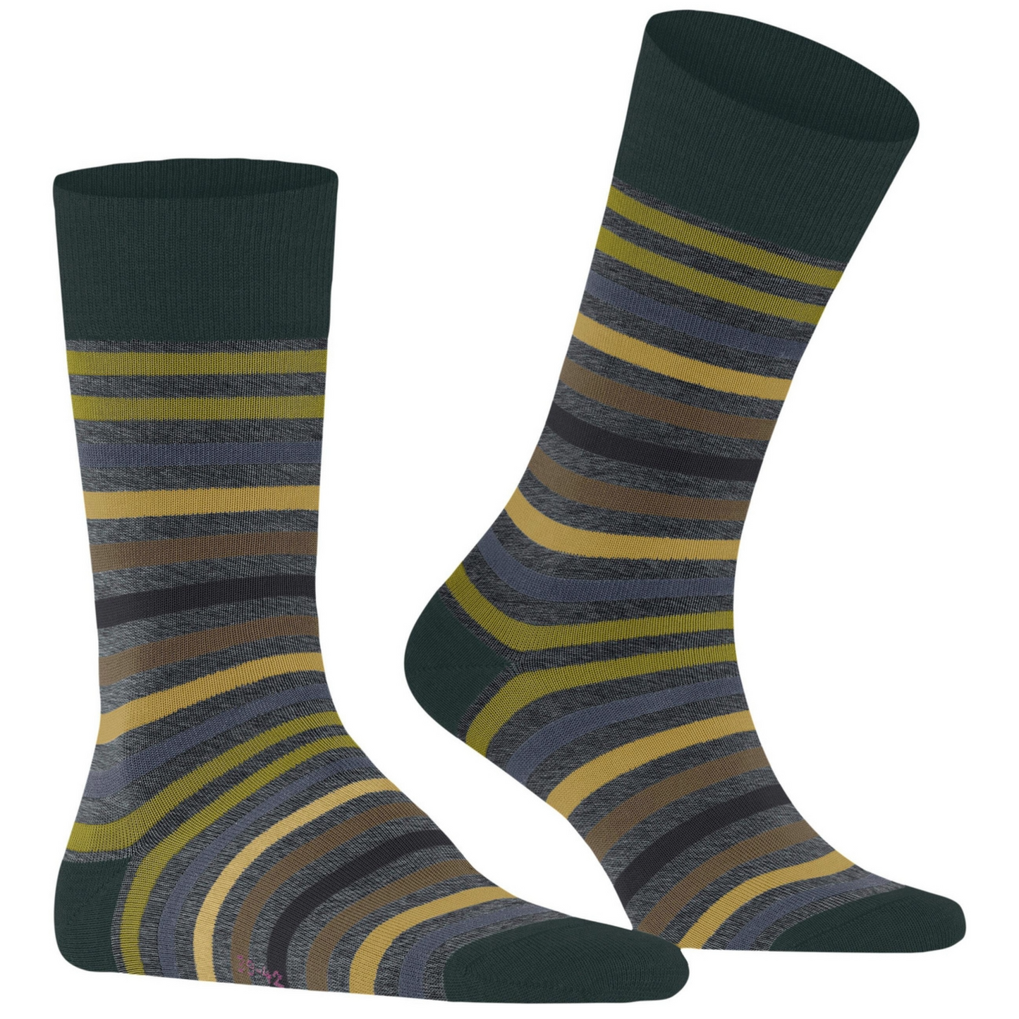 Falke Tinted Stripe Socks - Steel Melange