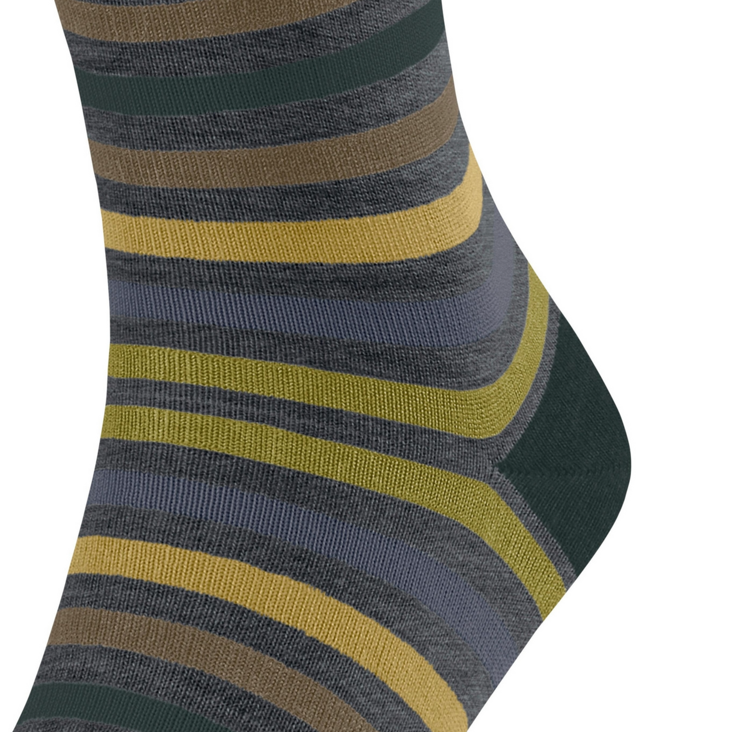 Falke Tinted Stripe Socks - Steel Melange