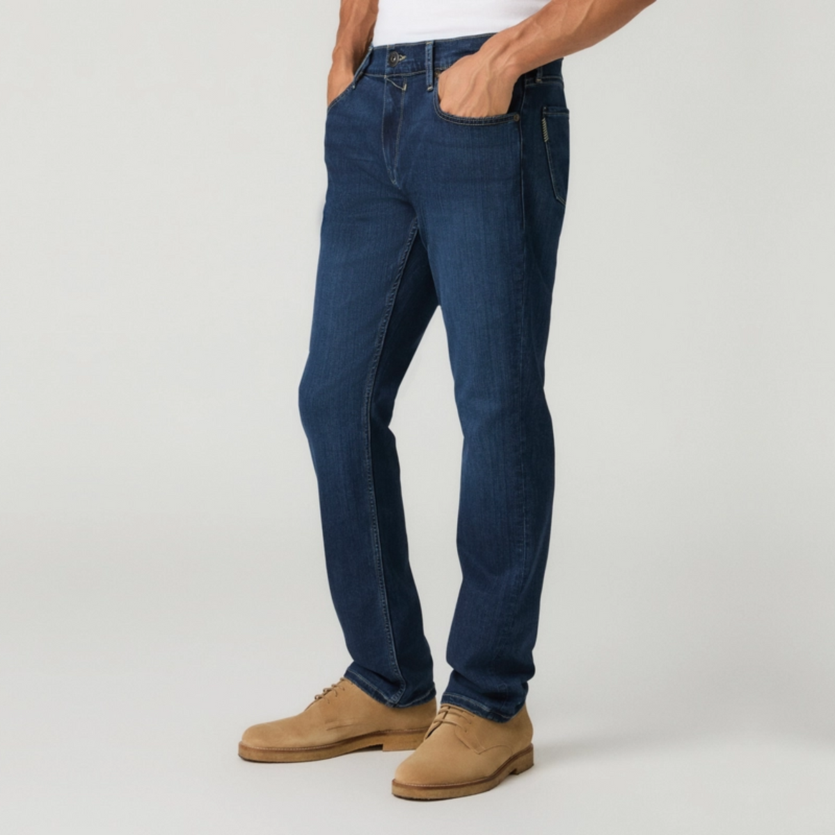 Paige Federal Slim Straight Jeans - Amherst