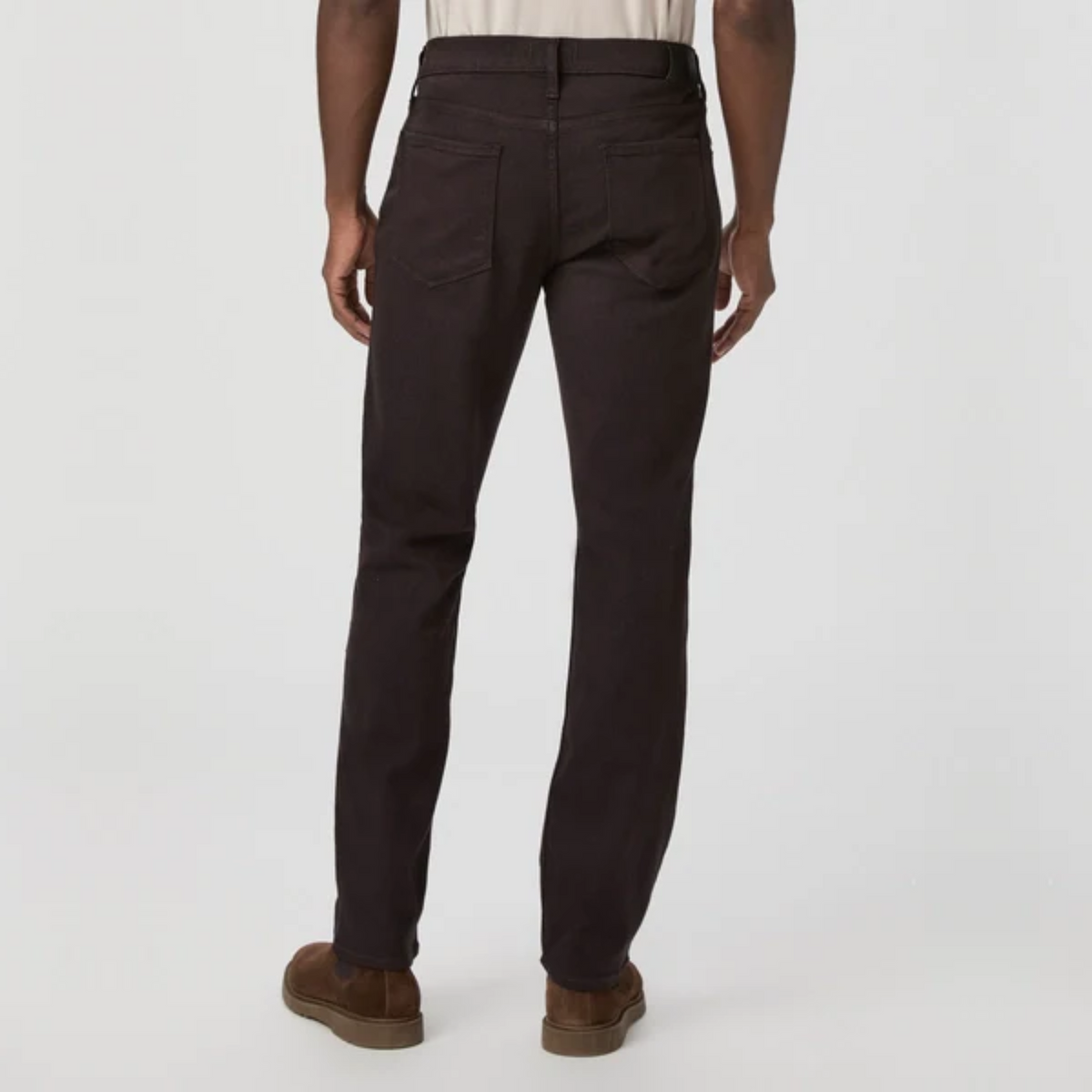 Paige Federal Slim Straight Jeans - Deep Chocolate