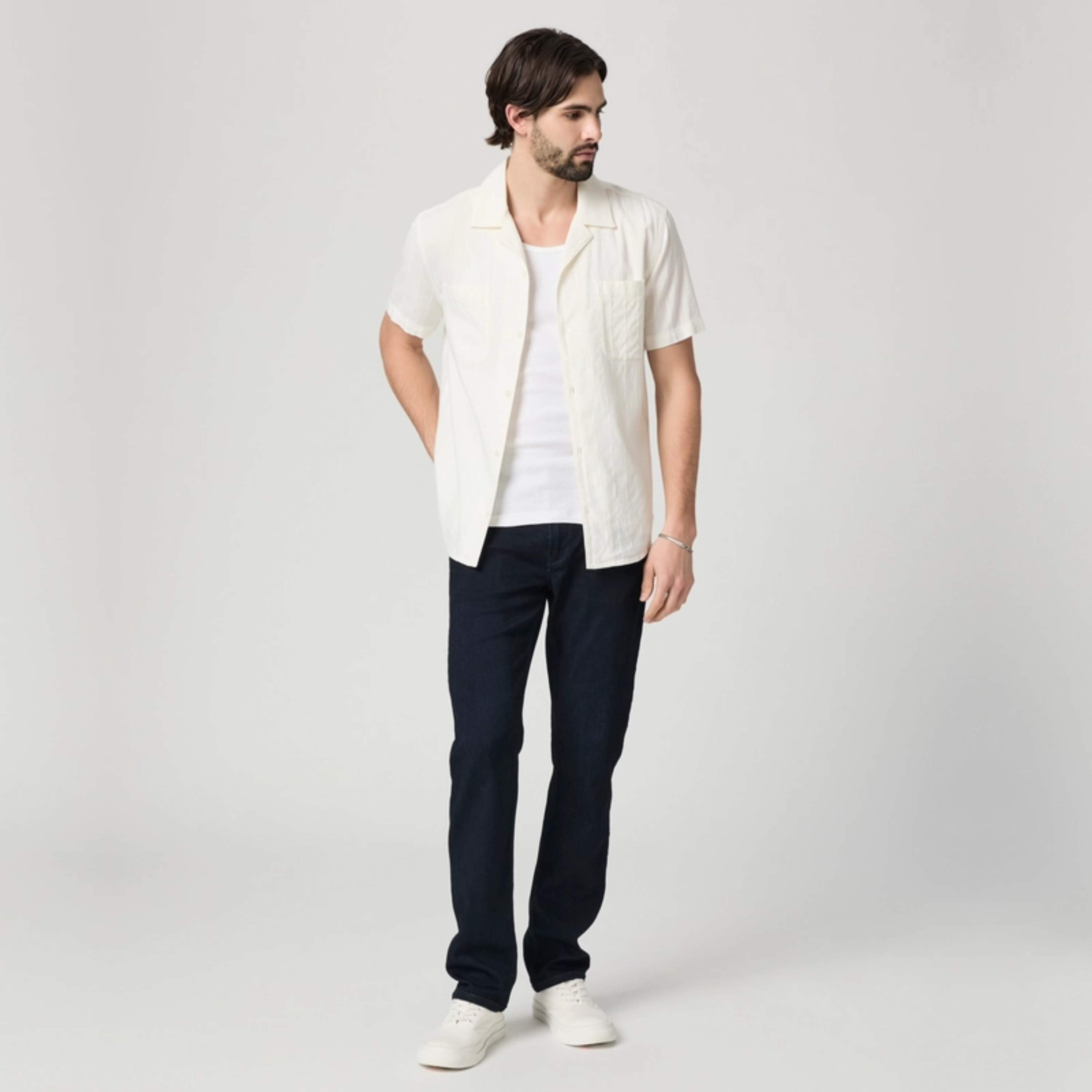 Paige Federal Slim Straight Jeans - Inkwell