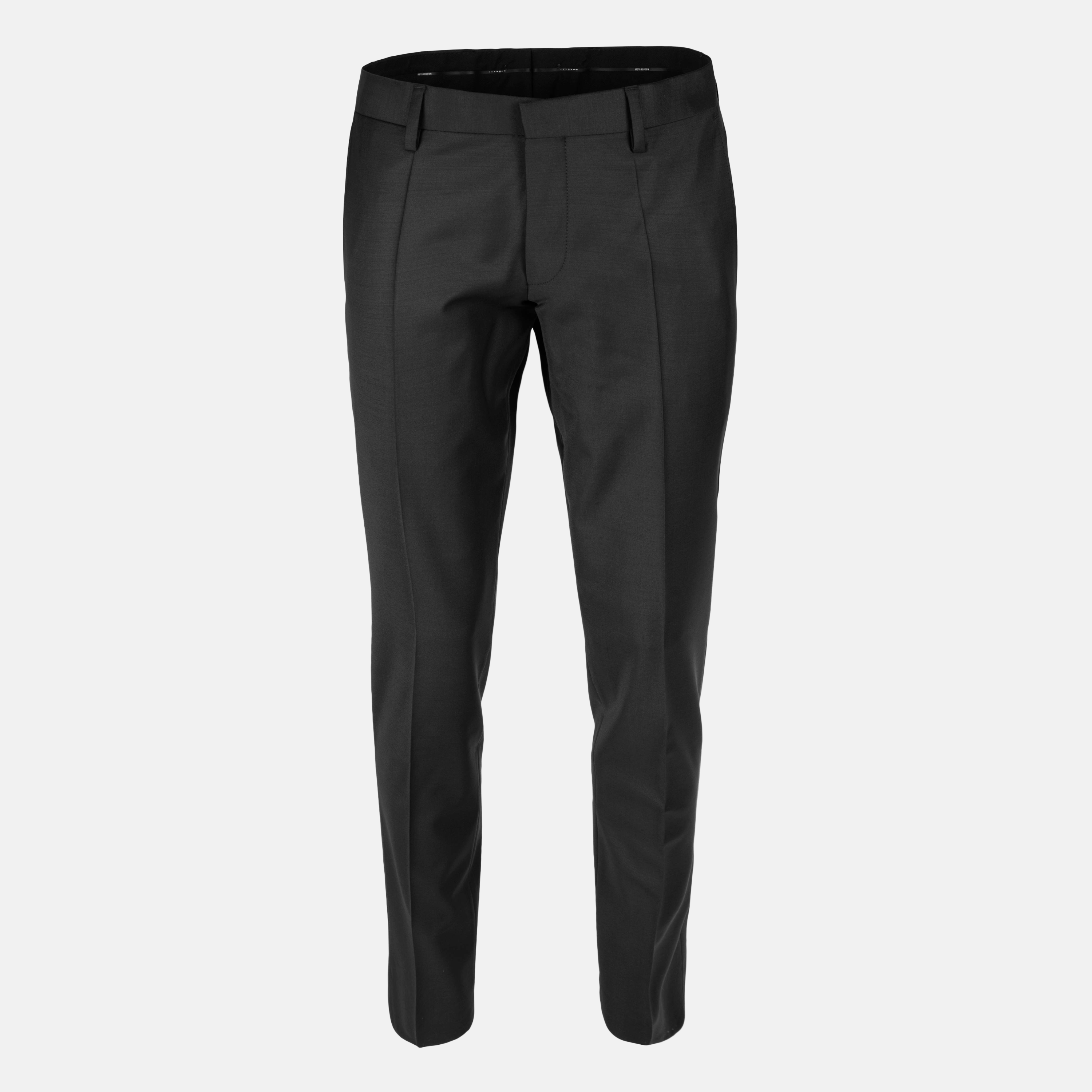 Roy Robson Slim Fit Freestyle Suit Trousers - Black