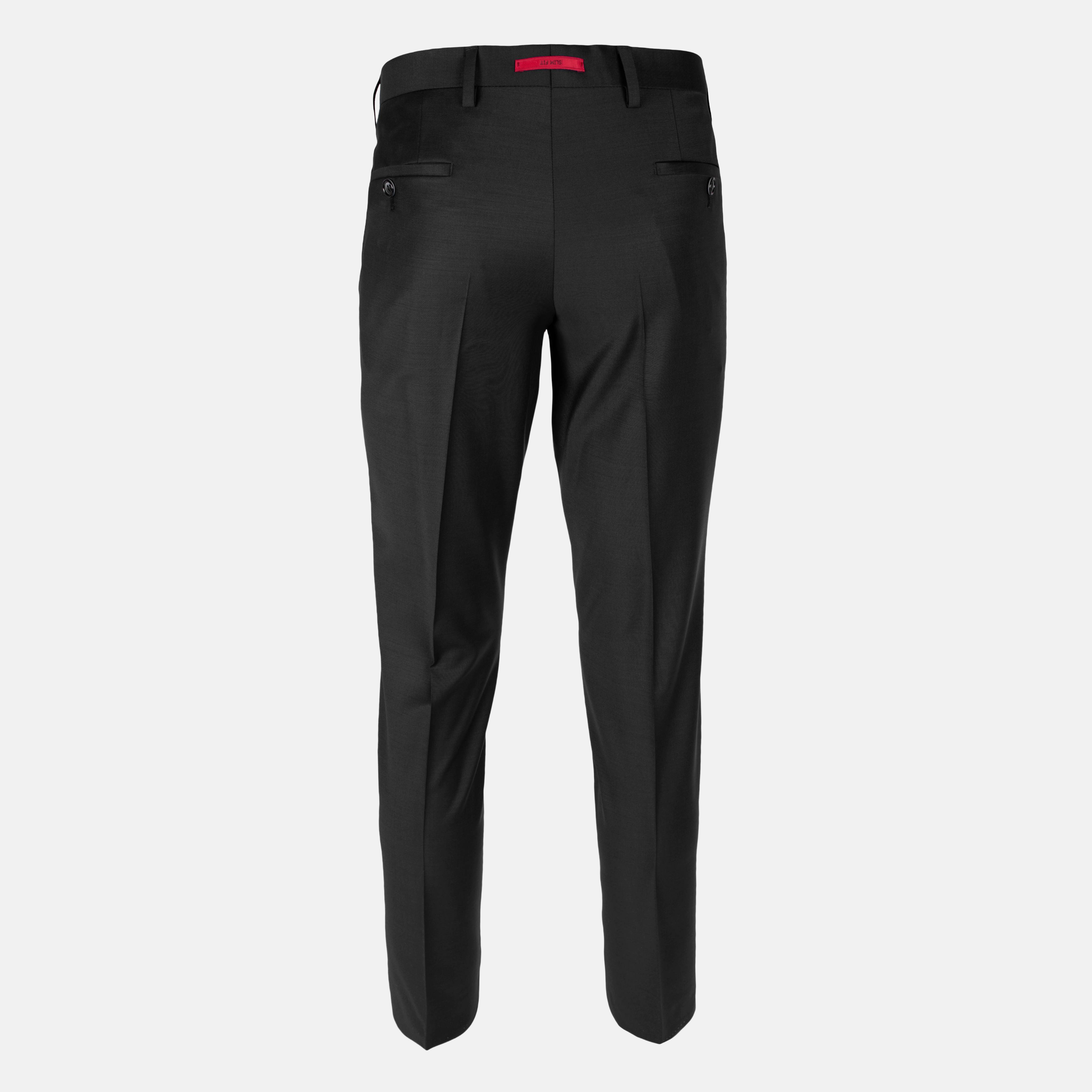 Roy Robson Slim Fit Freestyle Suit Trousers - Black