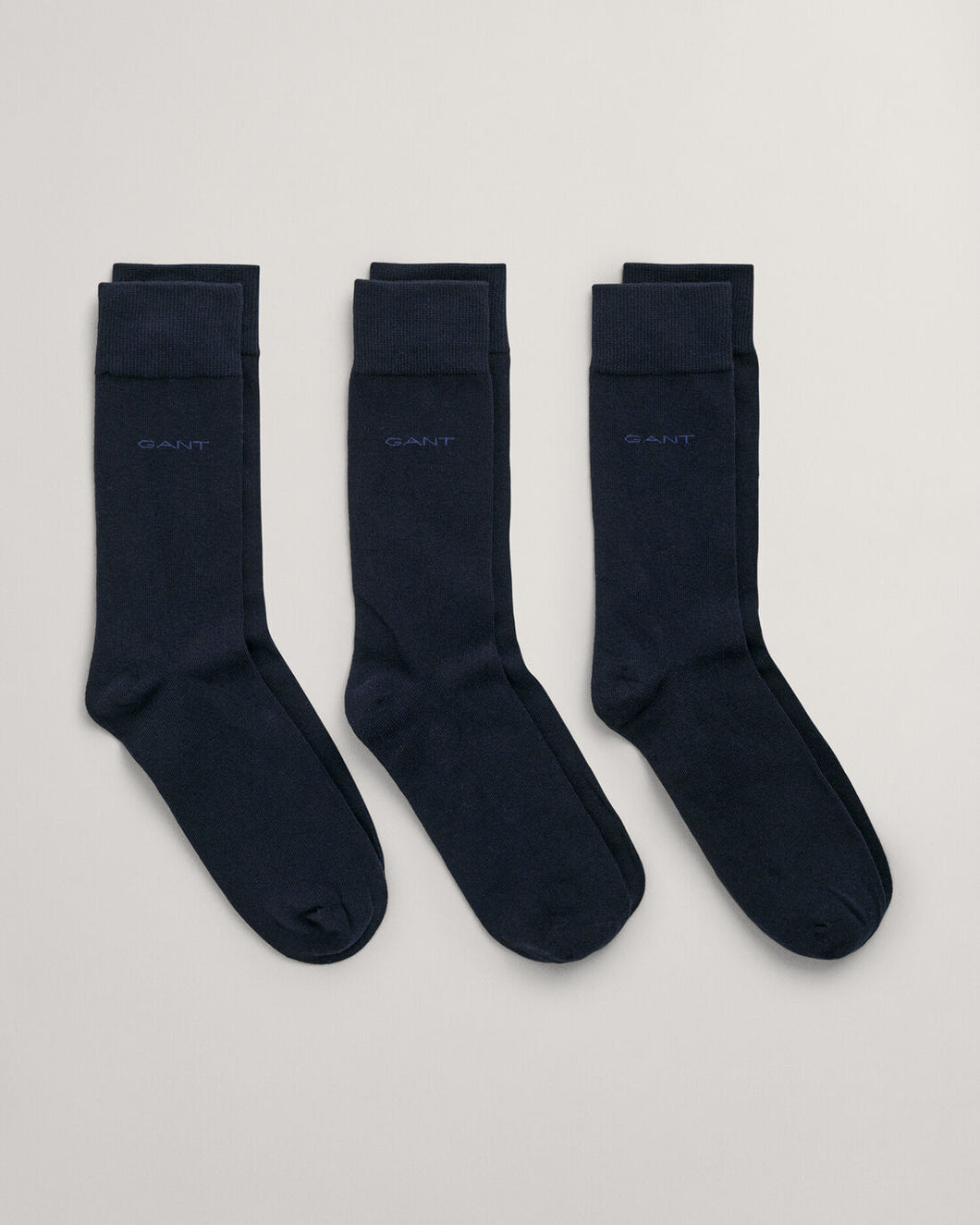 GANT 3-Pack Soft Cotton Socks in Navy 9960256