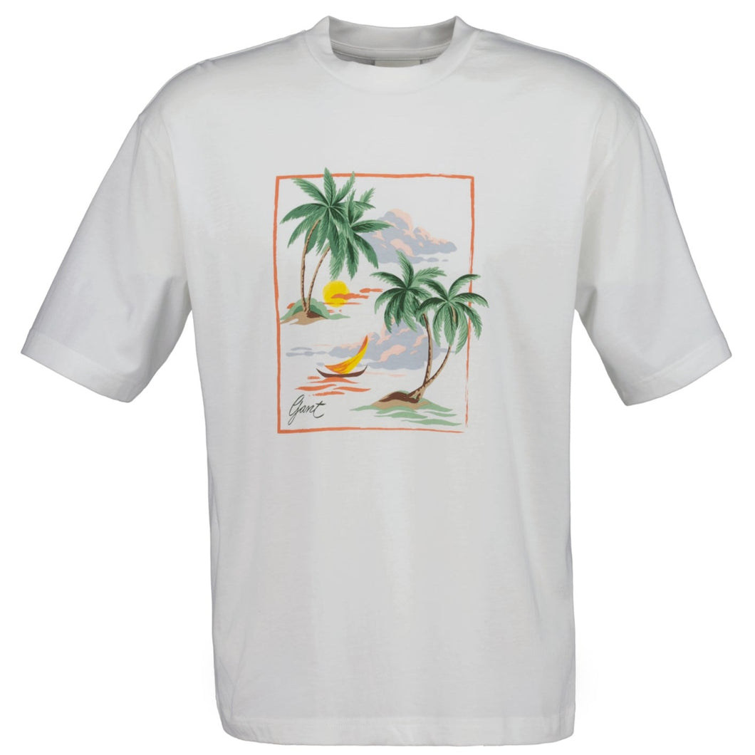 GANT Hawaiian Printed T-Shirt 2013080