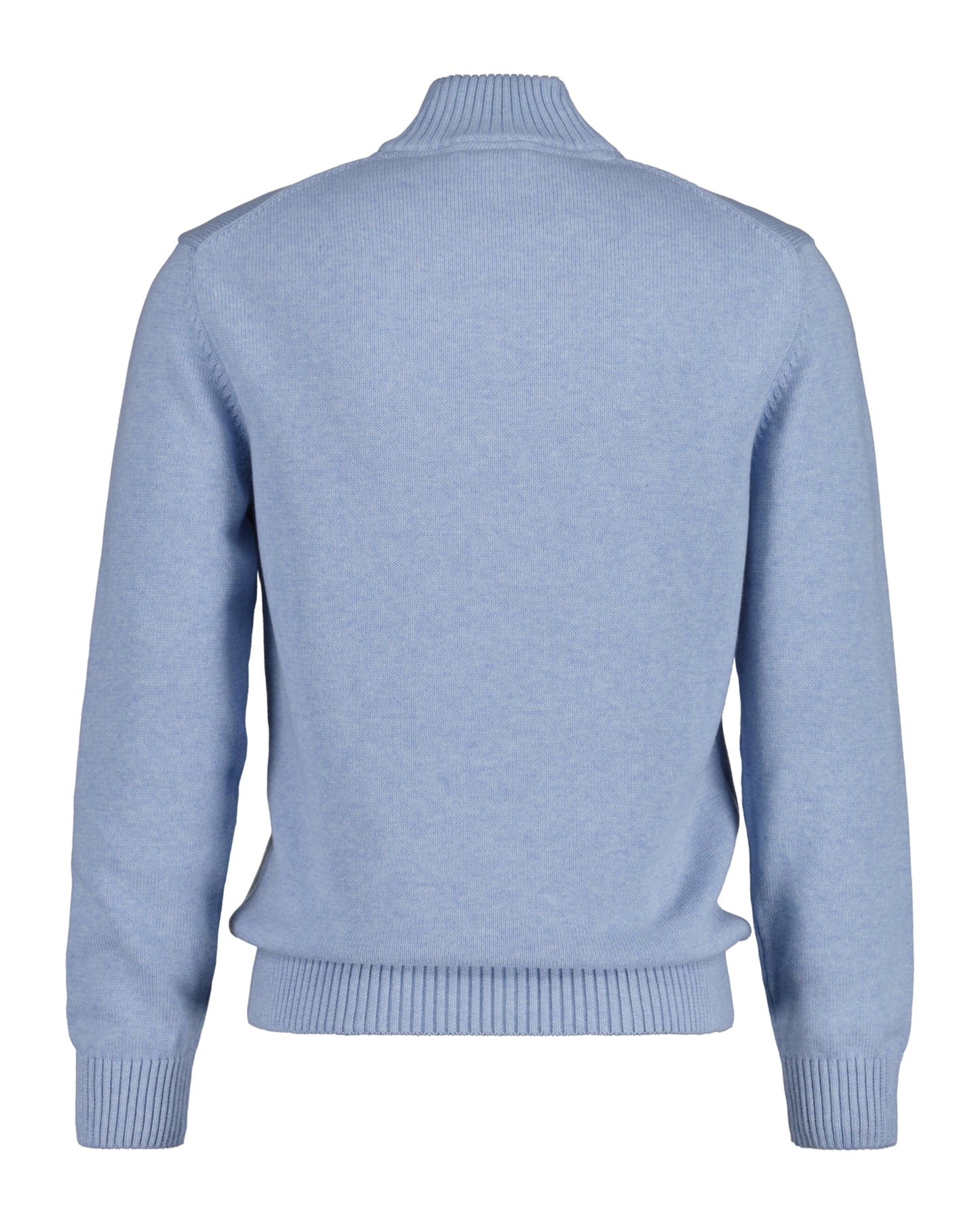 Gant Cotton Half Zip - Light Blue