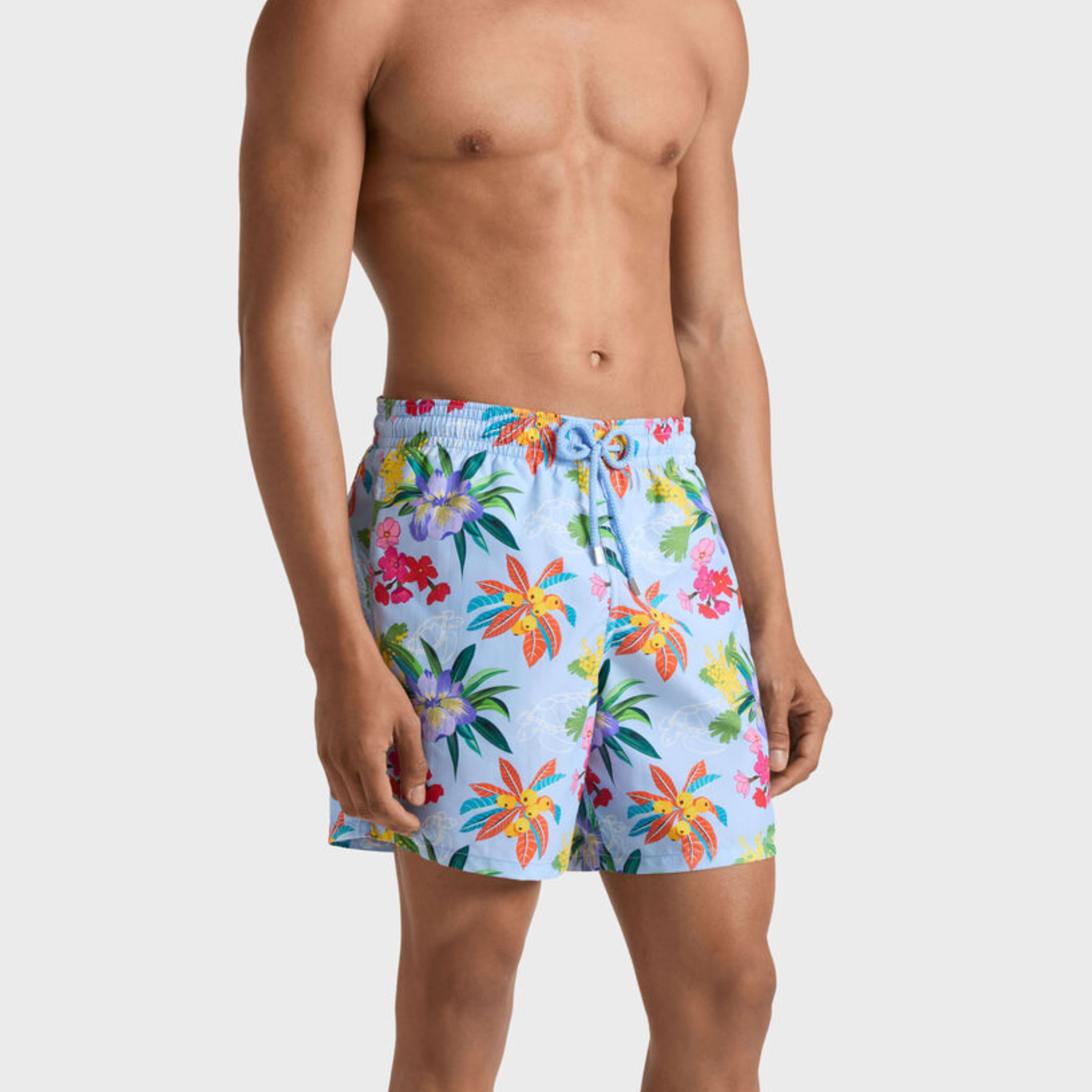 Vilebrequin Moorea Garden Turtles Swim Shorts - Blue