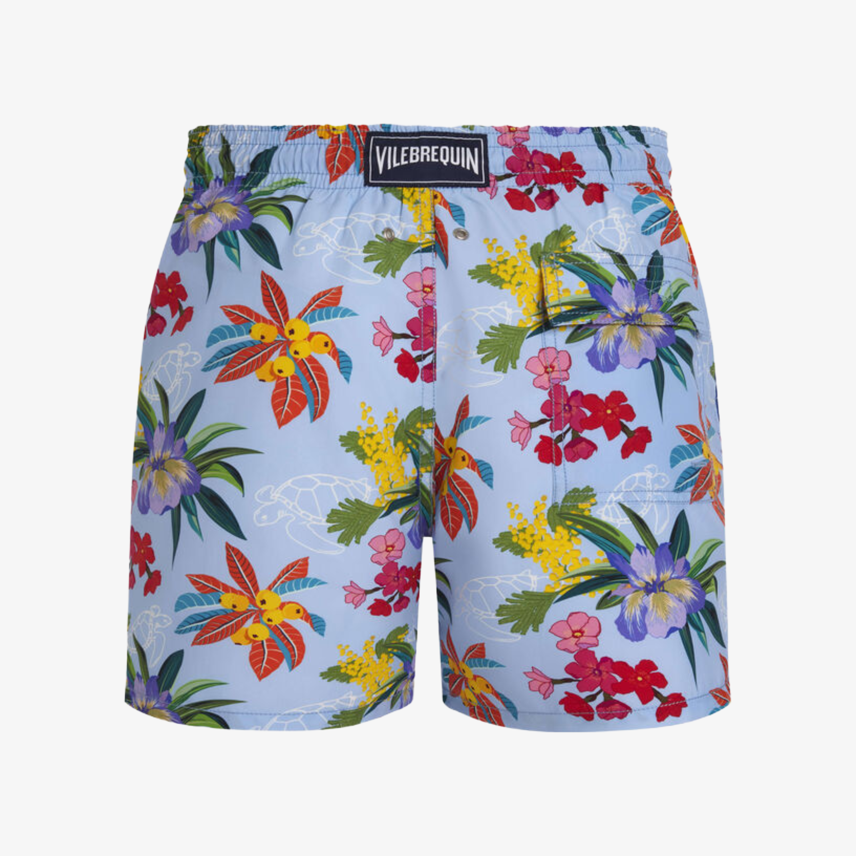 Vilebrequin Moorea Garden Turtles Swim Shorts - Blue