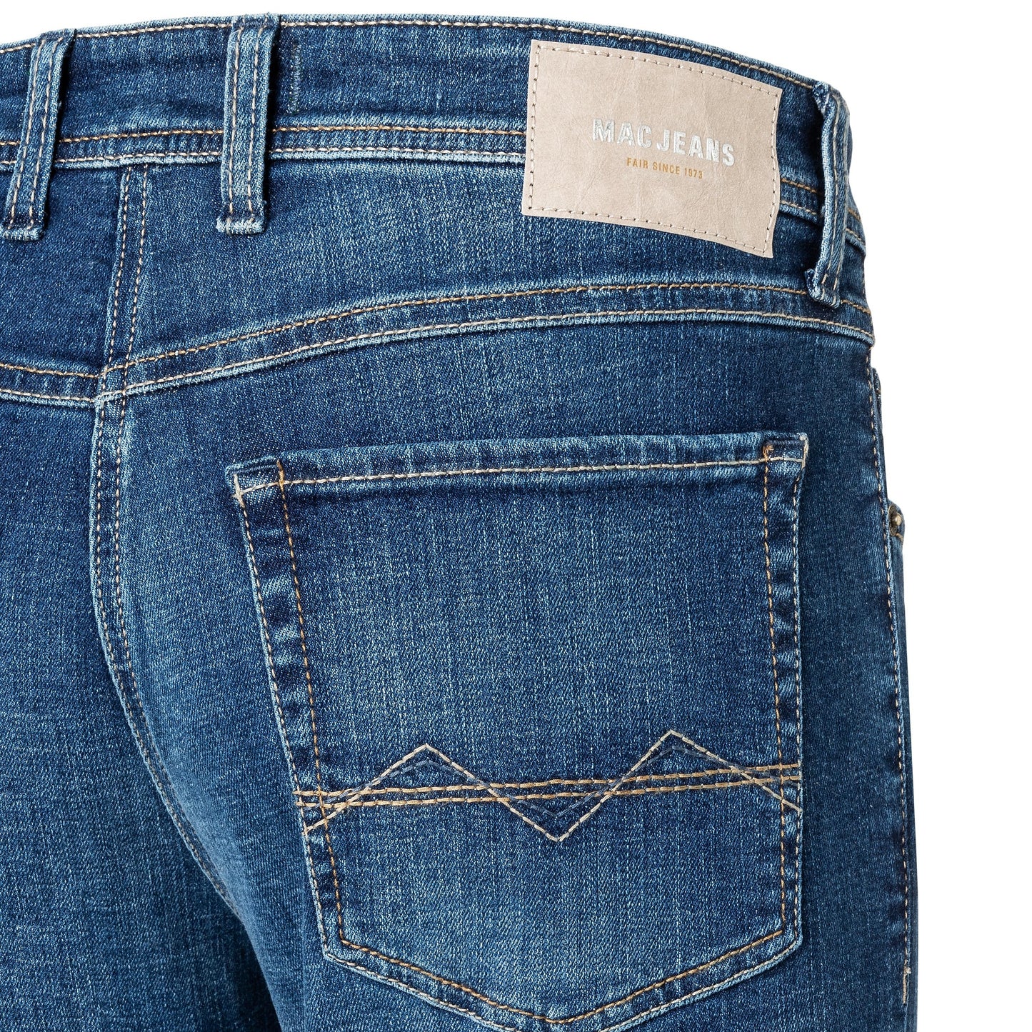 Mac Arne Straight Leg Denim Jeans - Blue