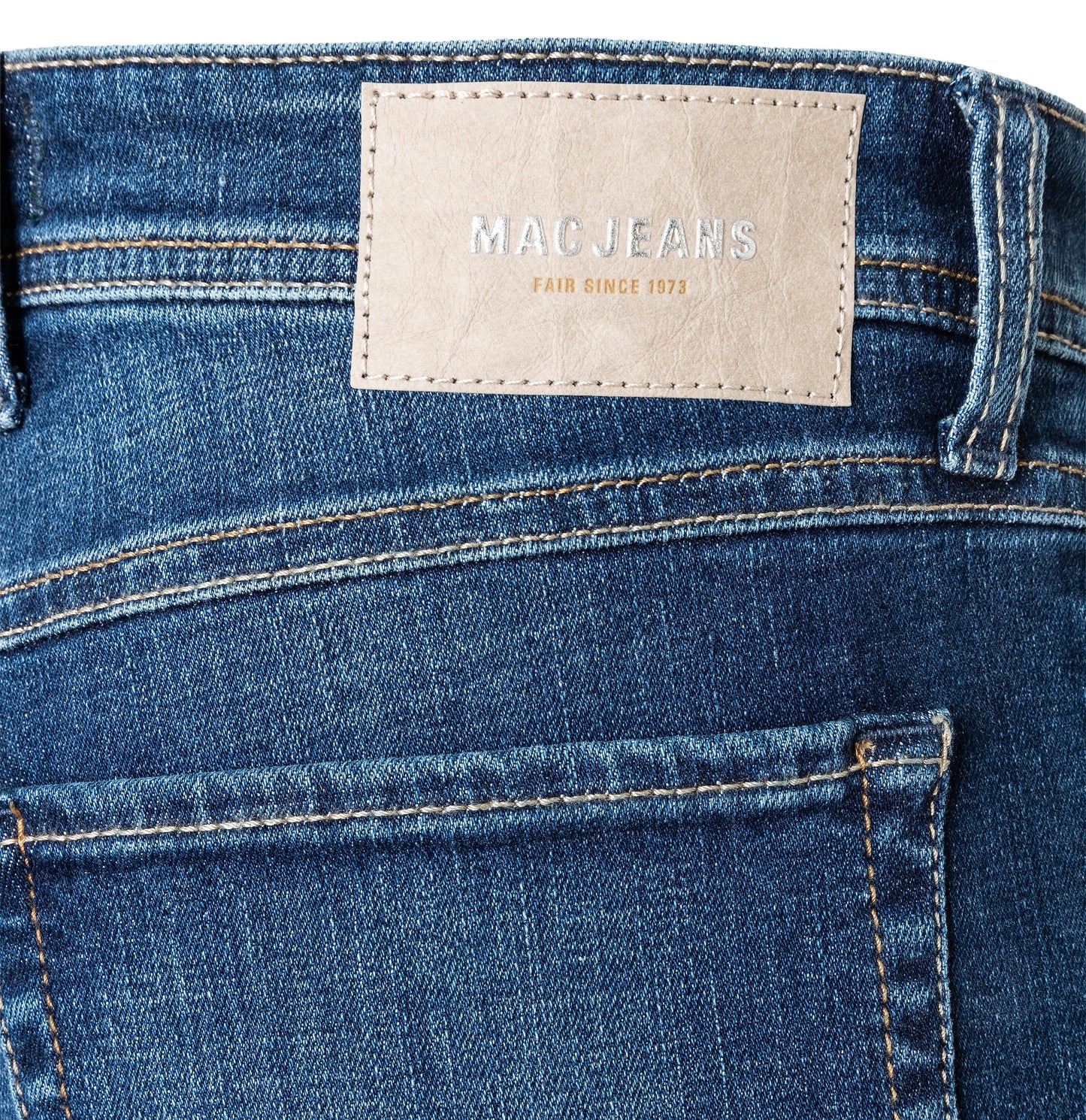 Mac Arne Straight Leg Denim Jeans - Blue