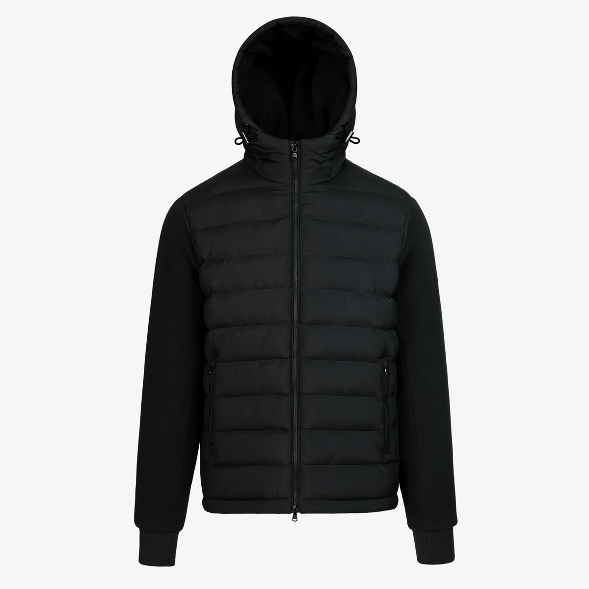 Sandbanks Outlander Hybrid Puffer Jacket - Black