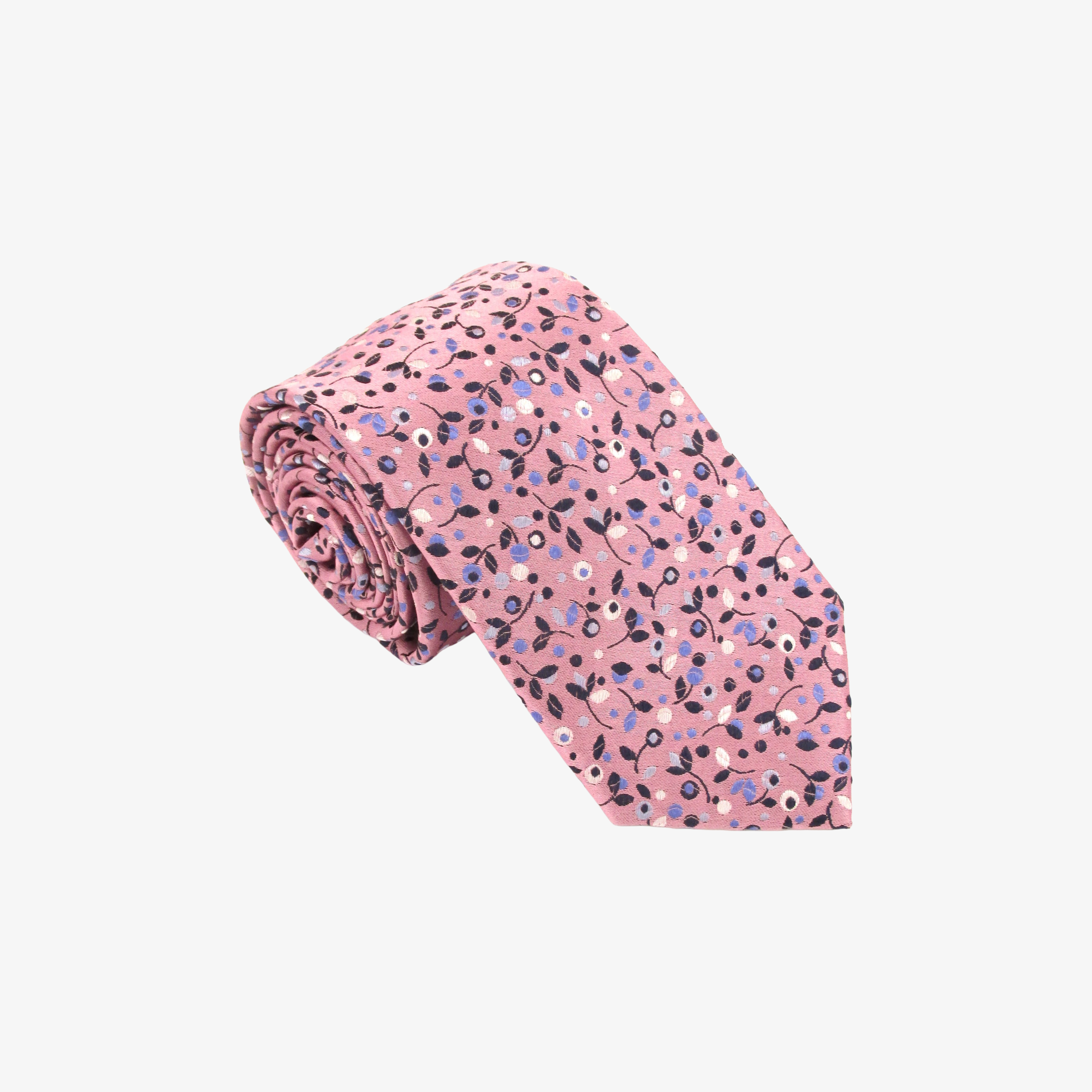 Van Buck Berries Silk Tie - Pink