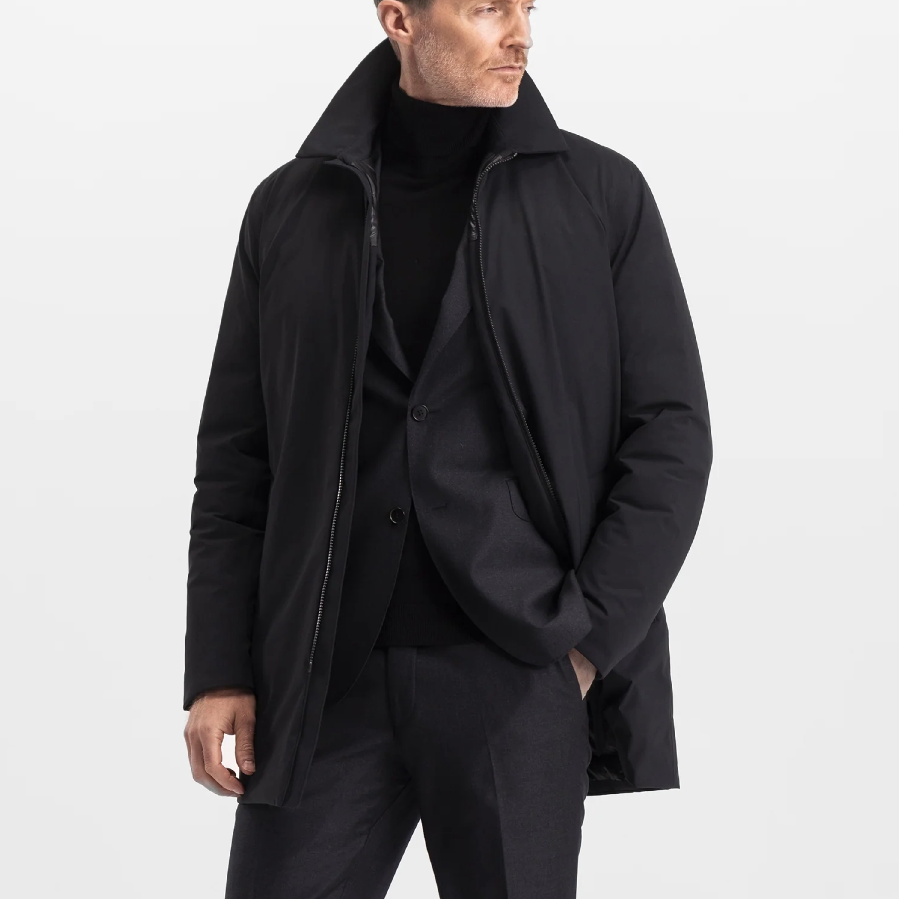 UBR Quantum Waterproof Coat - Black