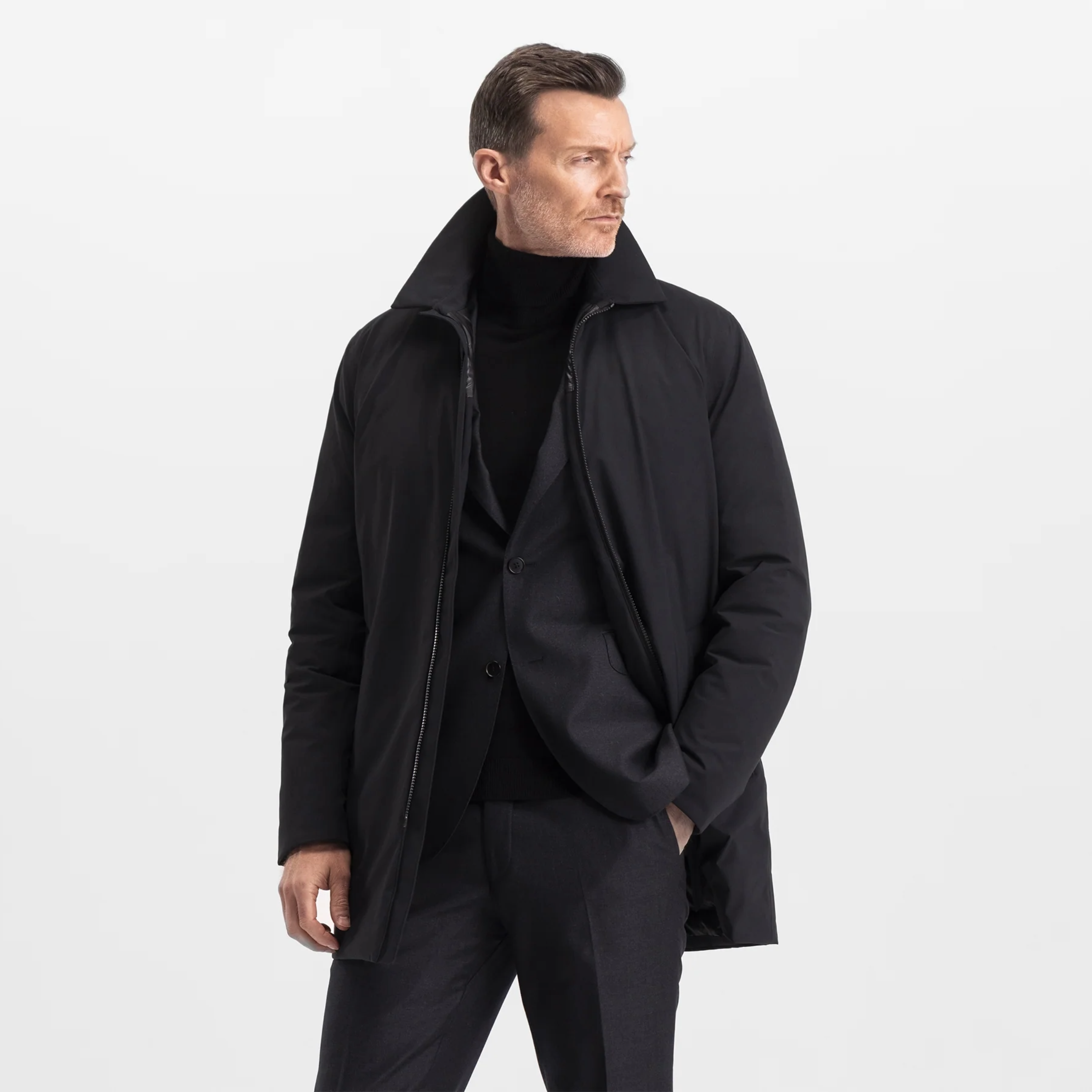 UBR Quantum Waterproof Coat - Black