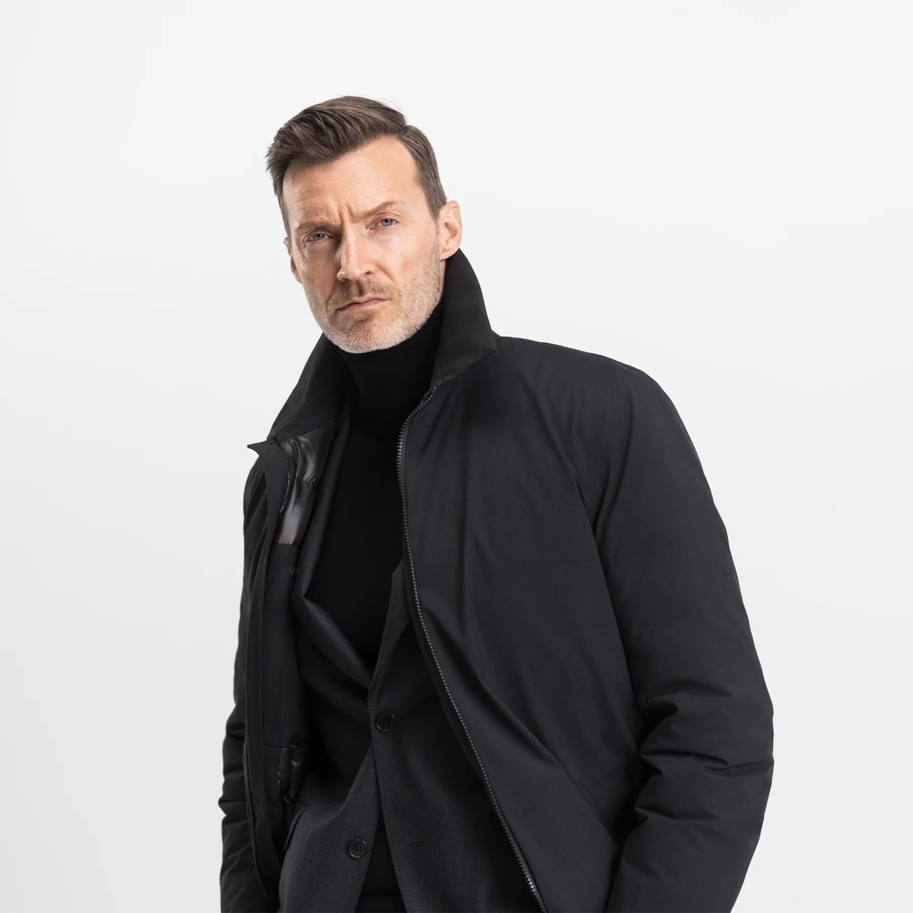 UBR Quantum Waterproof Coat - Black