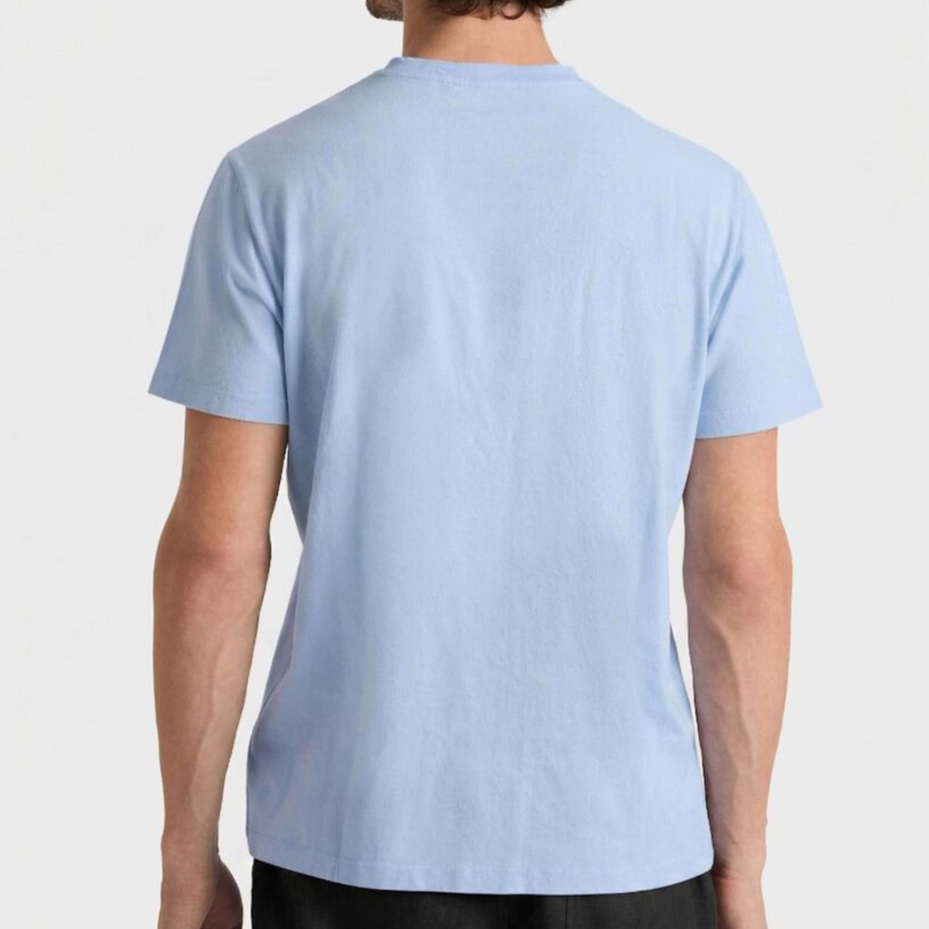 Vilebrequin Cotton T Shirt With Embroidered Turtle - Cloudy Blue