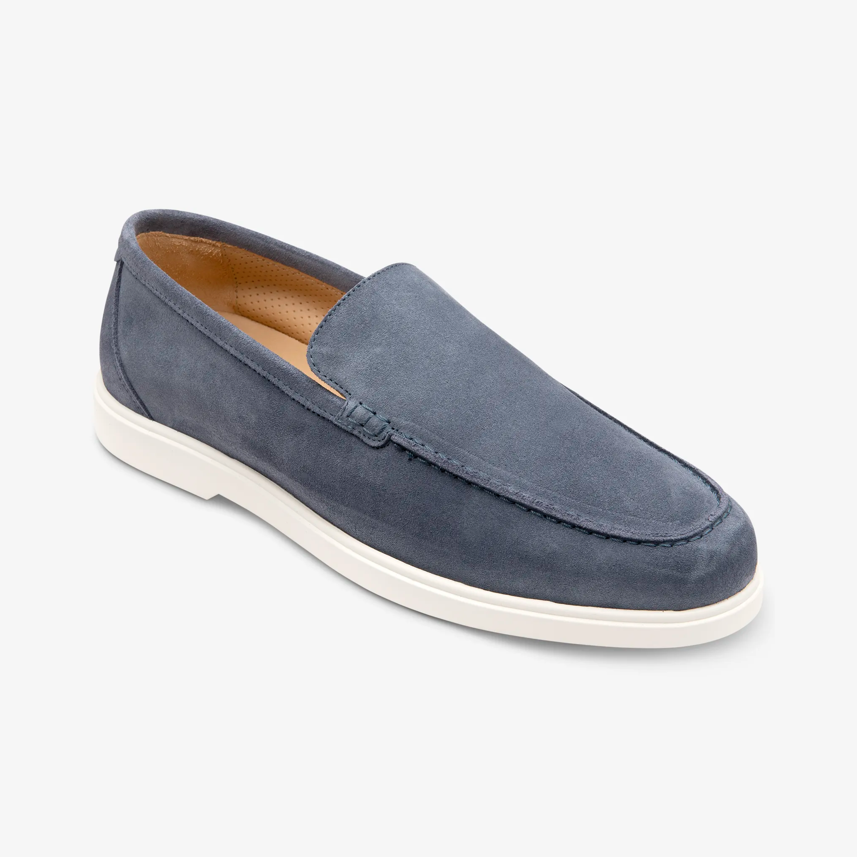 Loake Tuscany Suede Loafer -  Denim Blue