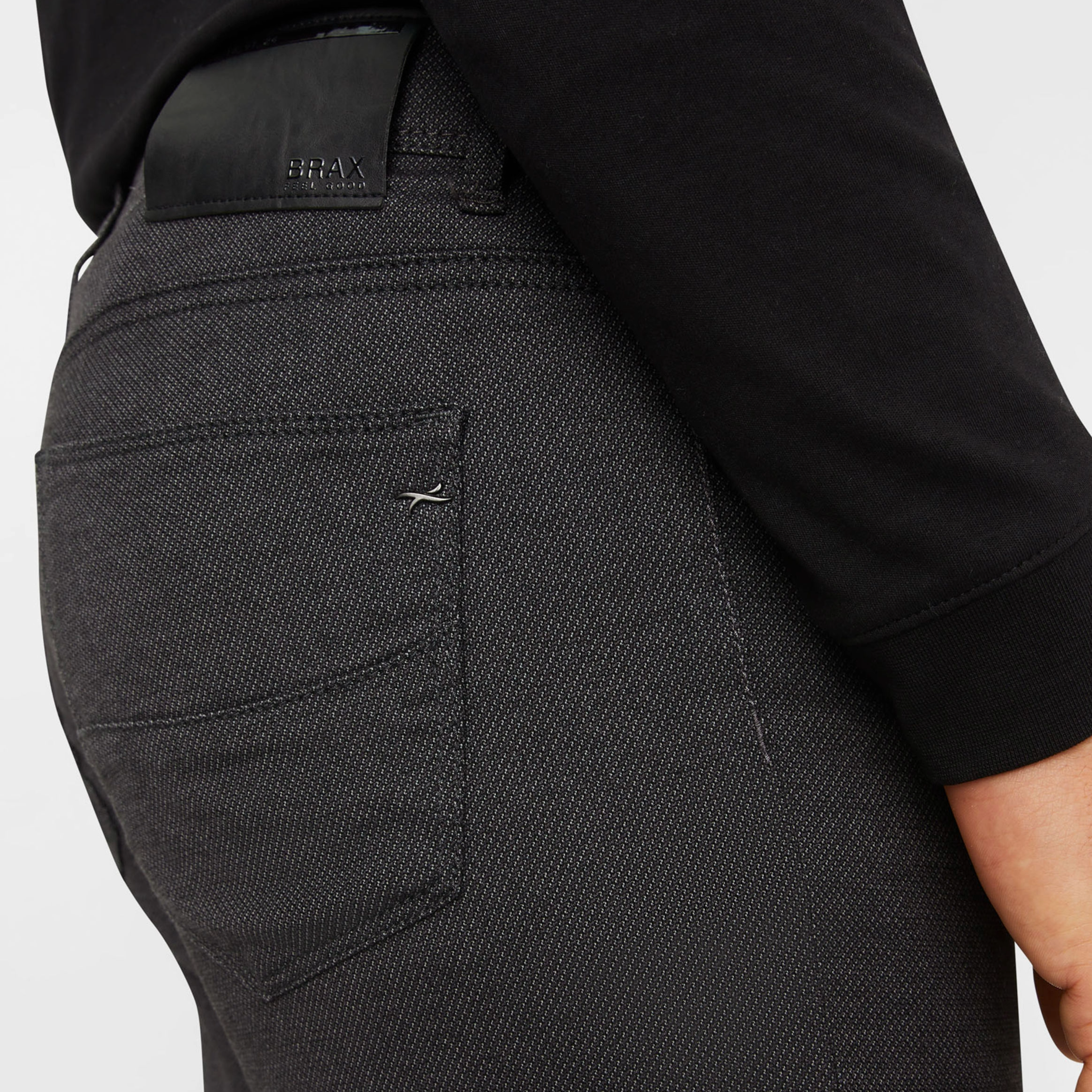 Brax Cadiz Woo-Look Jeans - Grey