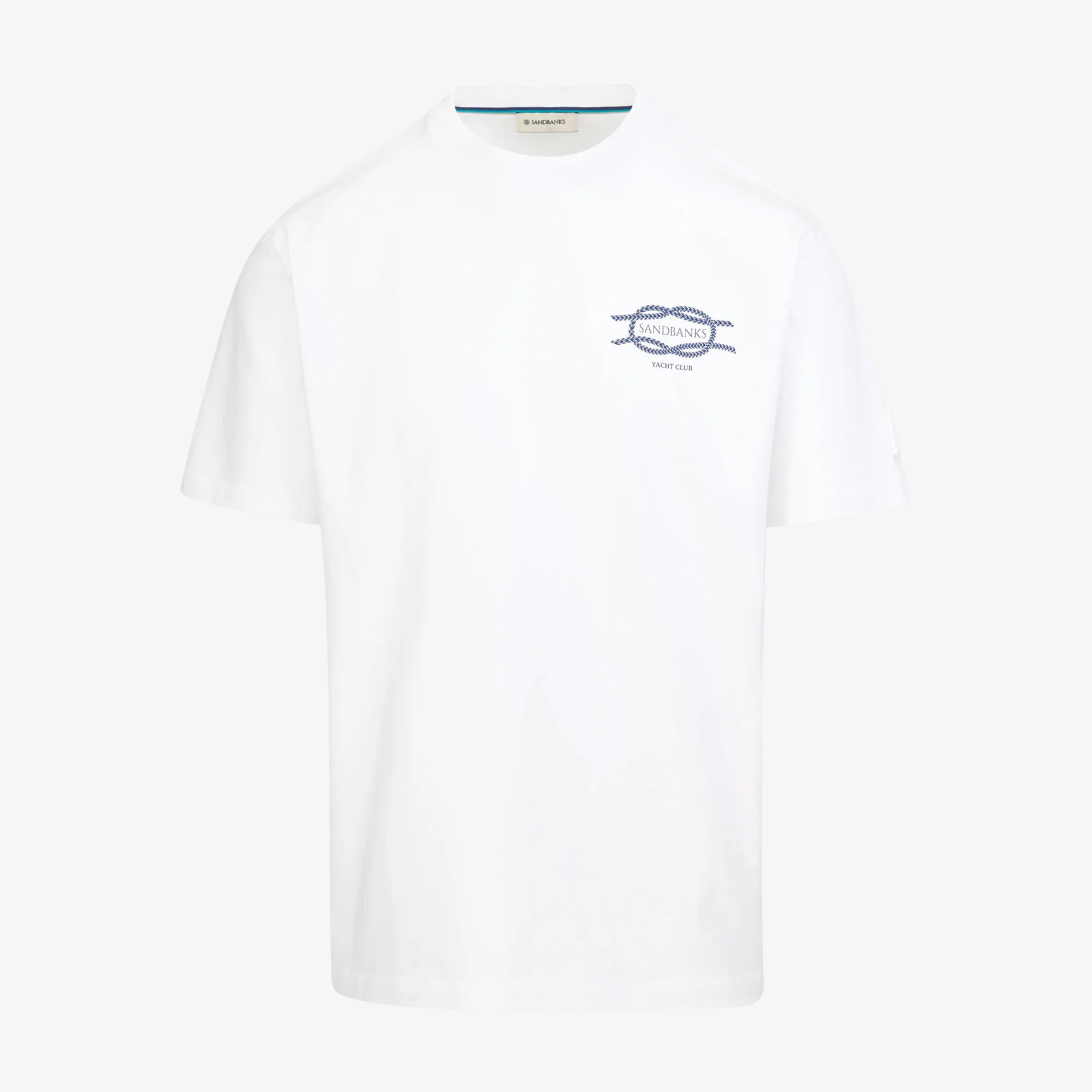 Sandbanks Yacht Club T Shirt - White