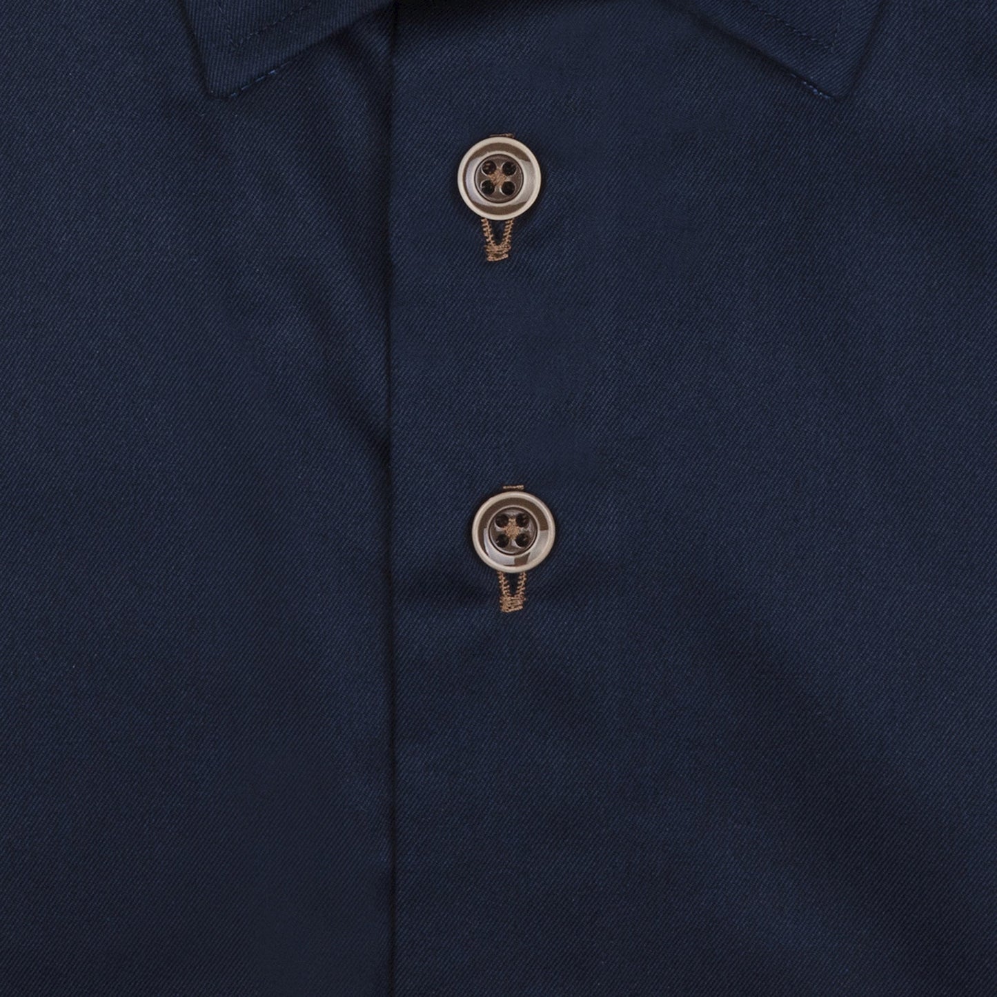 R2 Amsterdam Shirt with Contrast Details - Navy