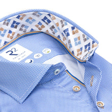 Load image into Gallery viewer, R2 Amsterdam Blue Shirt with Print Trim 120WSP023
