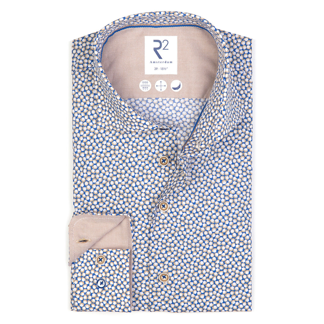 R2 Amsterdam Print Shirt 120WSP032